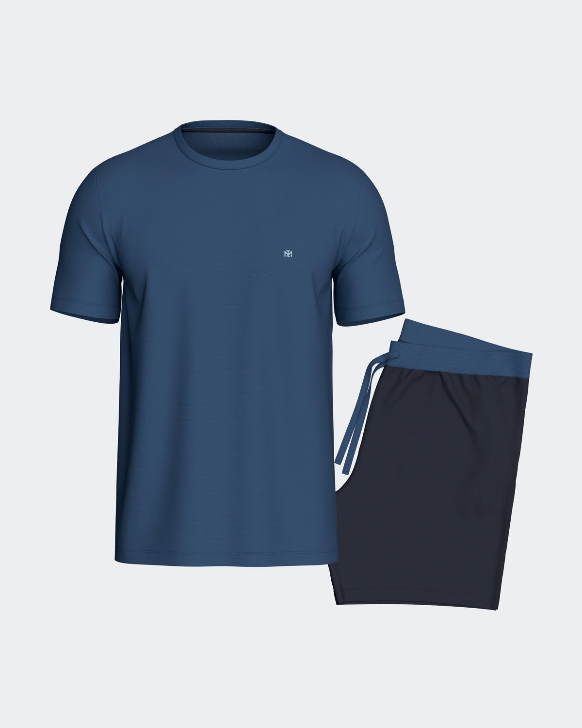 Pijama corto de hombre en Lyocell