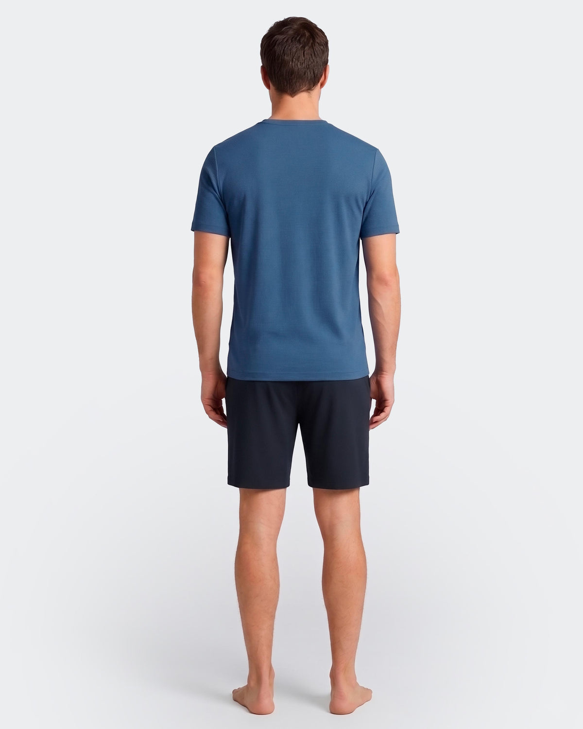 Short men's pyjama in Lyocell