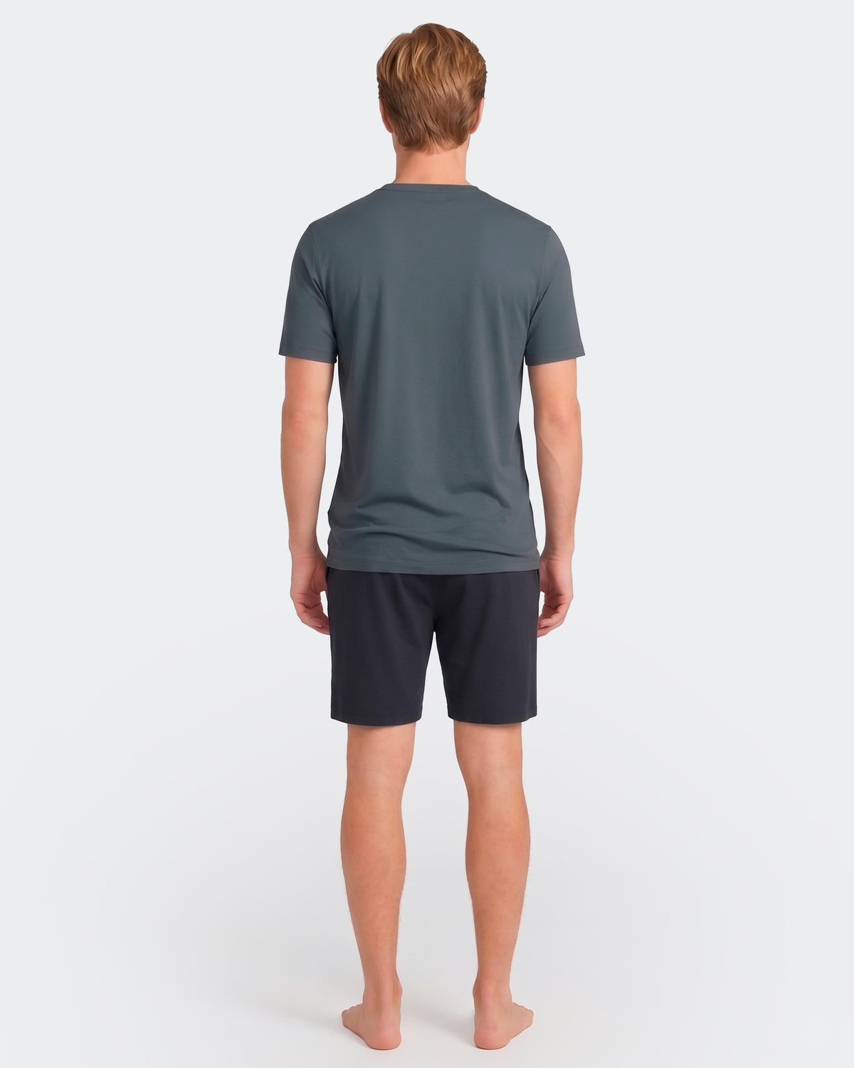 Short men's pyjama in Lyocell