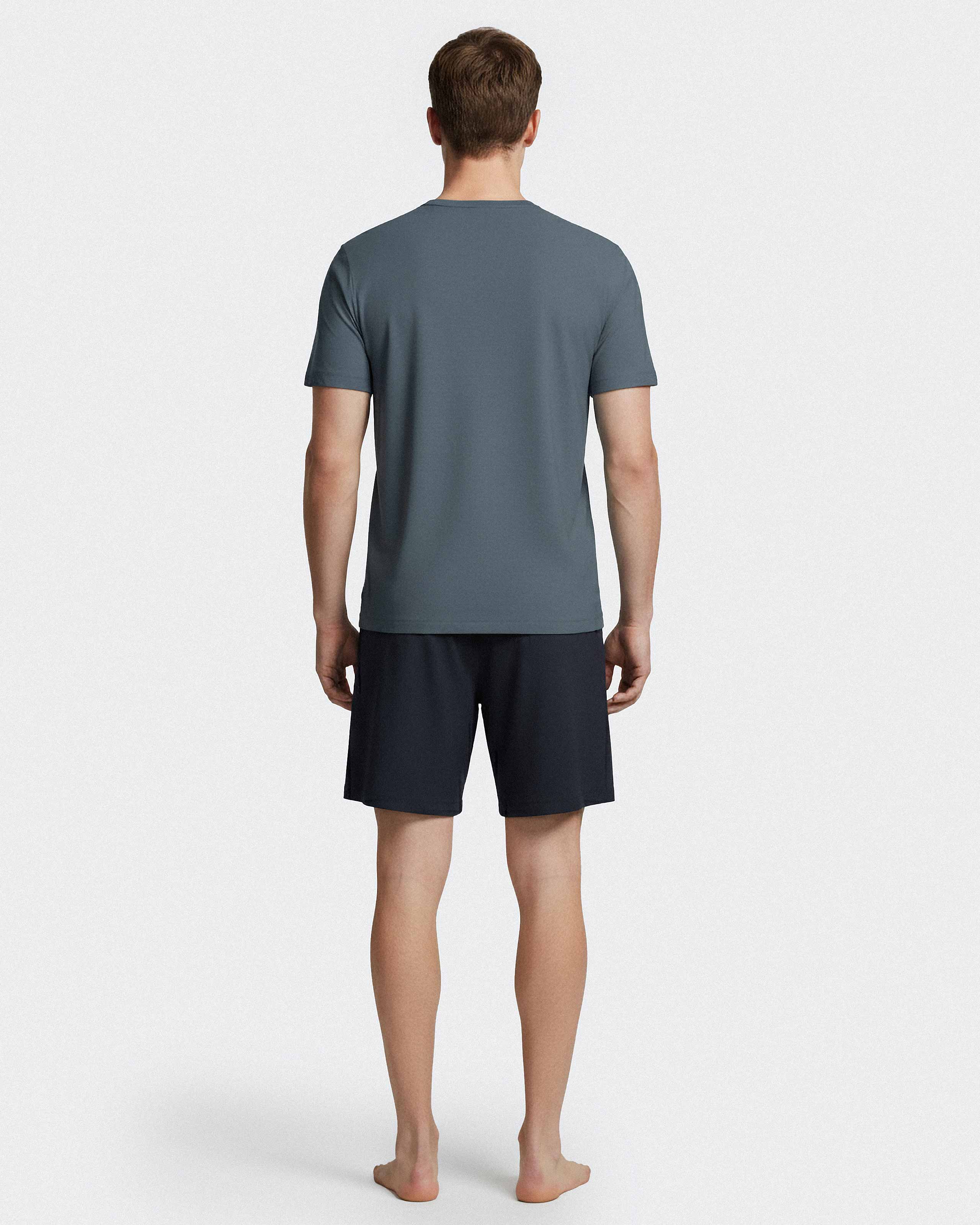 Short men's pyjama in Lyocell