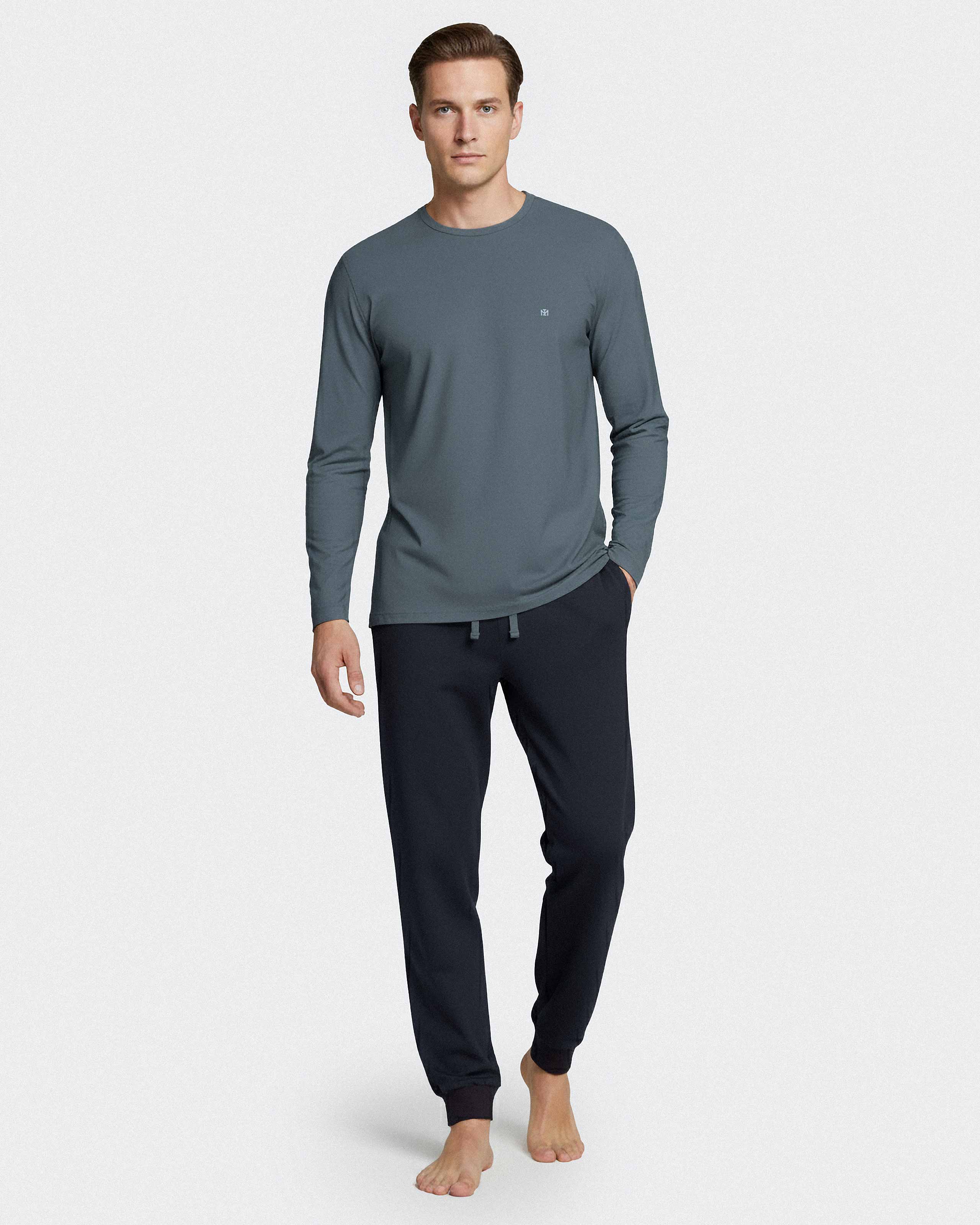 Long men's pyjama in Lyocell