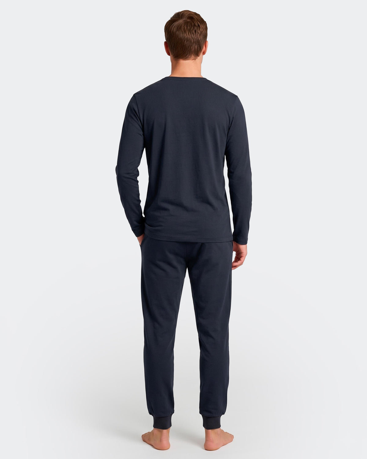 Langer Pyjama für Herren aus Lyocell