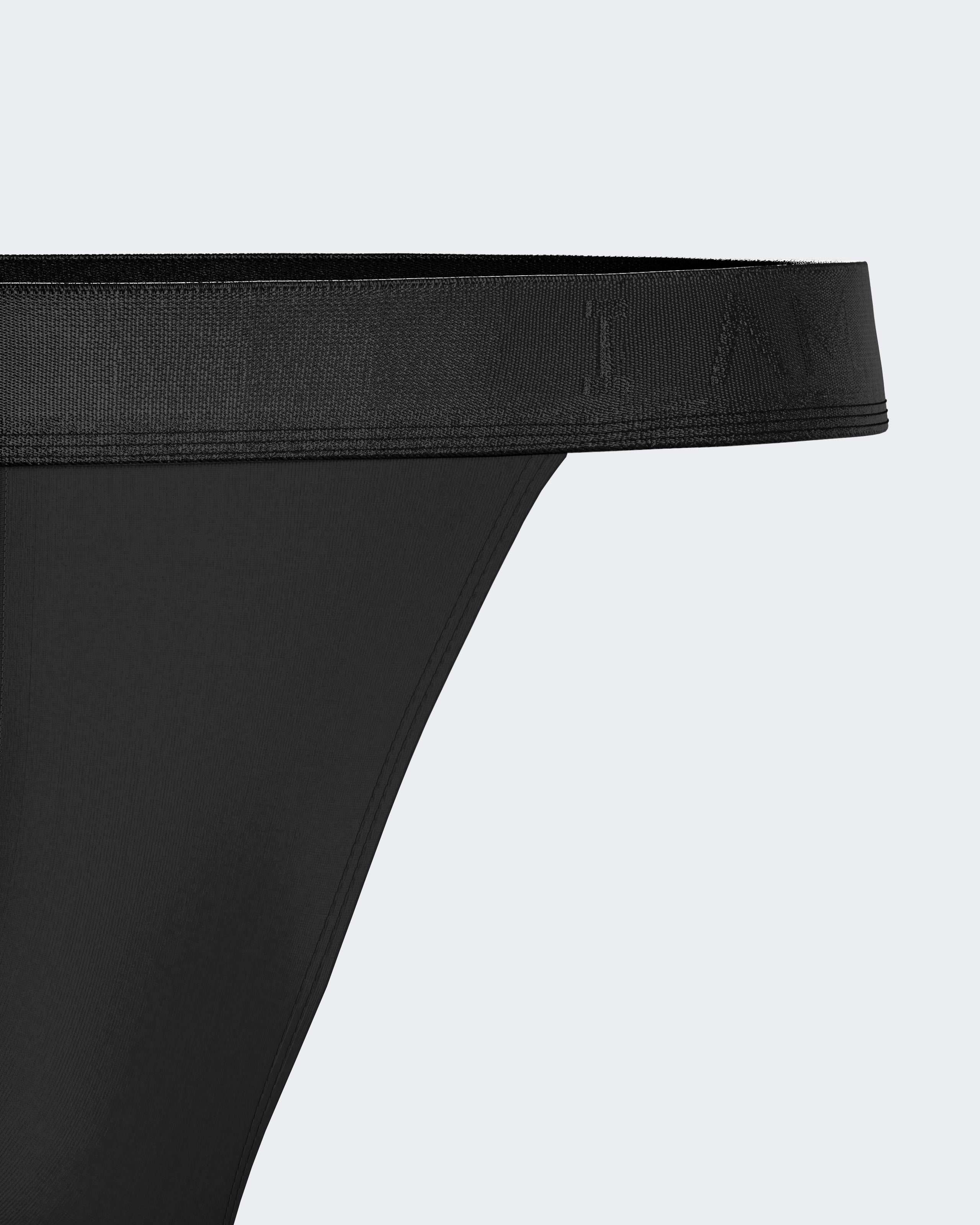 Plain men's string in Lyocell