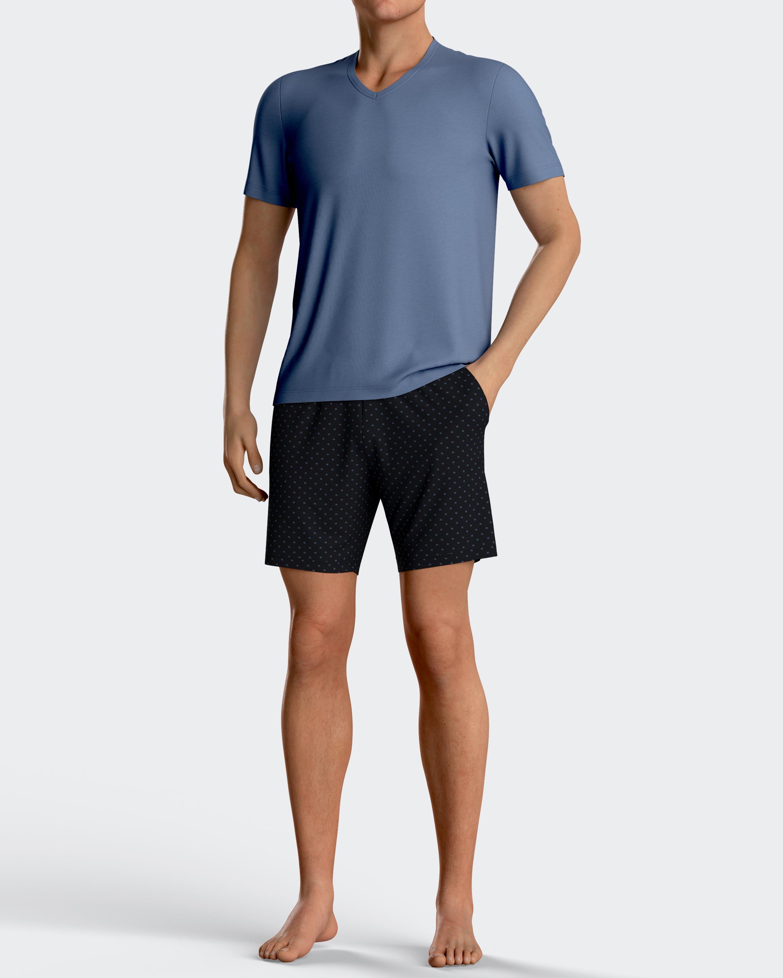 Pyjama court en Coton Modal