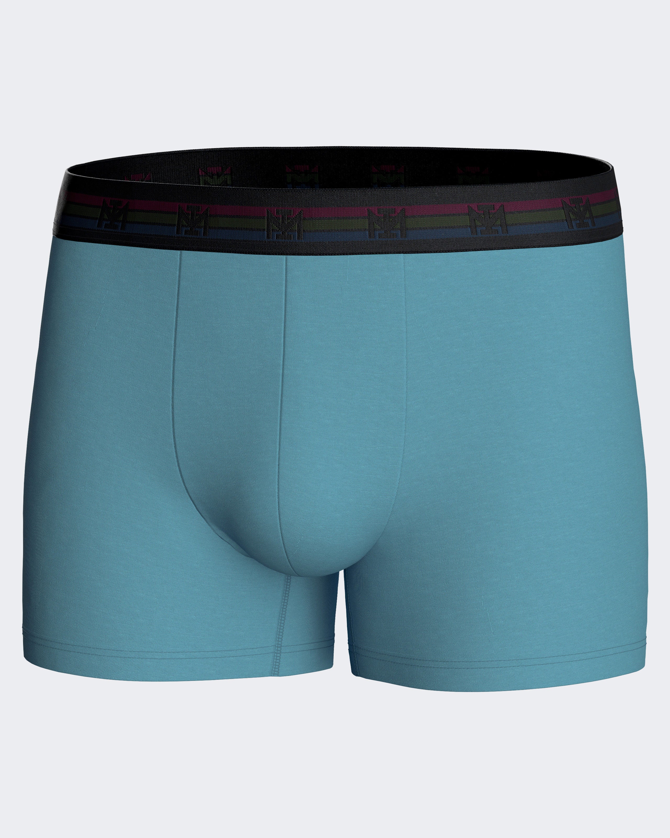Pack 2 plain man's boxers in cotton