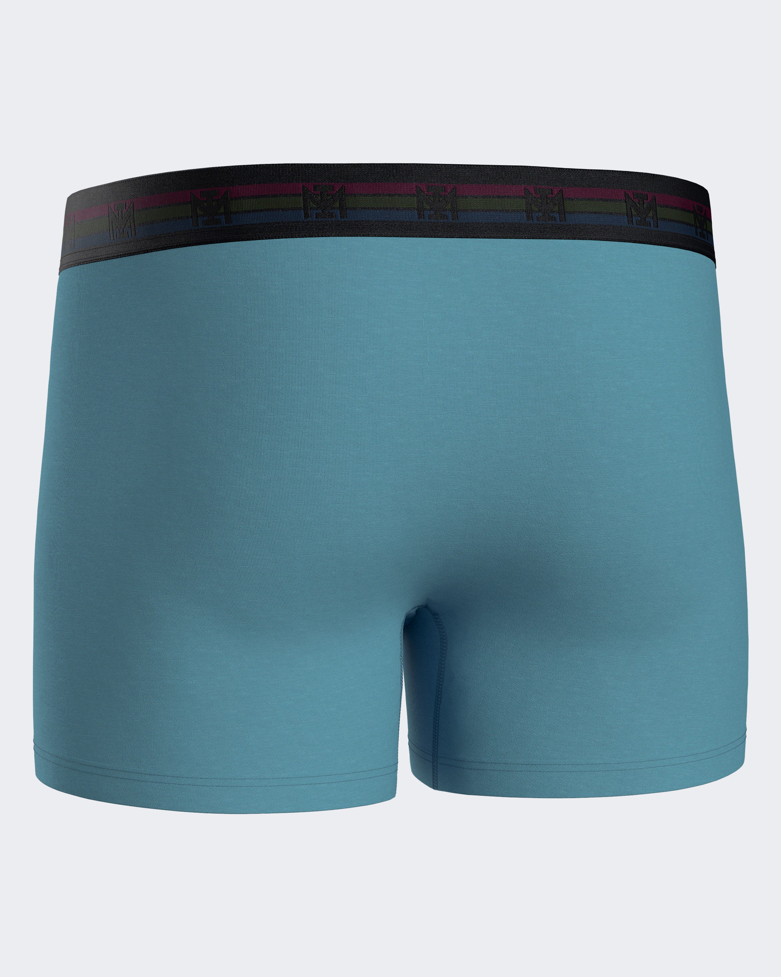 Pack 2 plain man's boxers in cotton