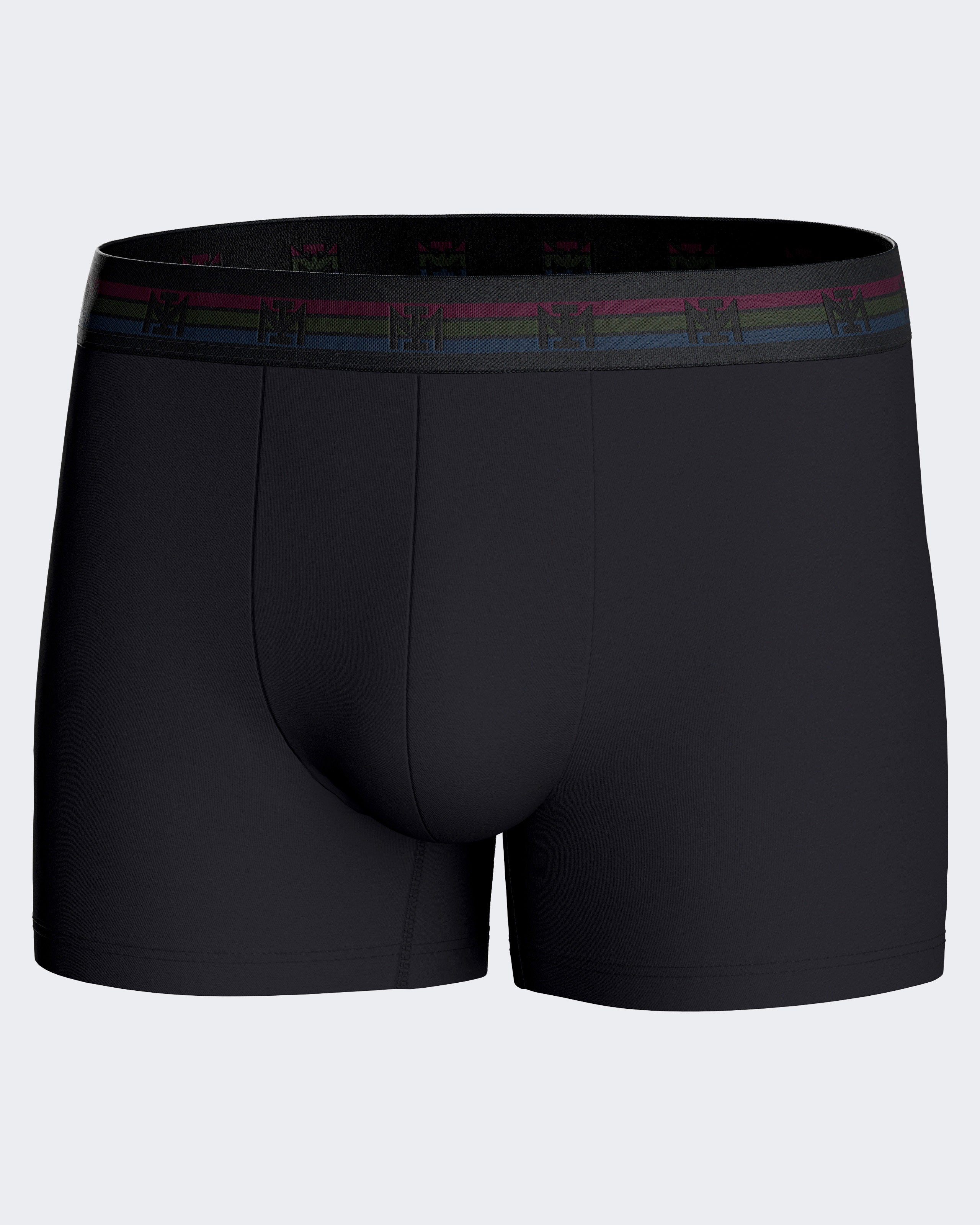 Lot de deux boxers unis en Coton