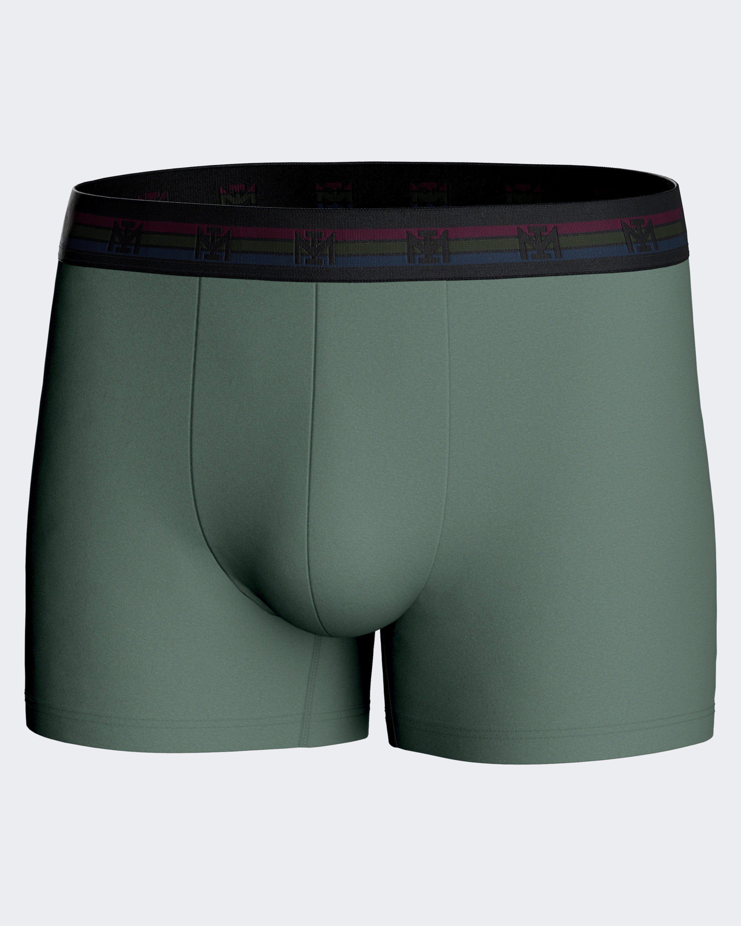 Pack 2 plain man's boxers in cotton