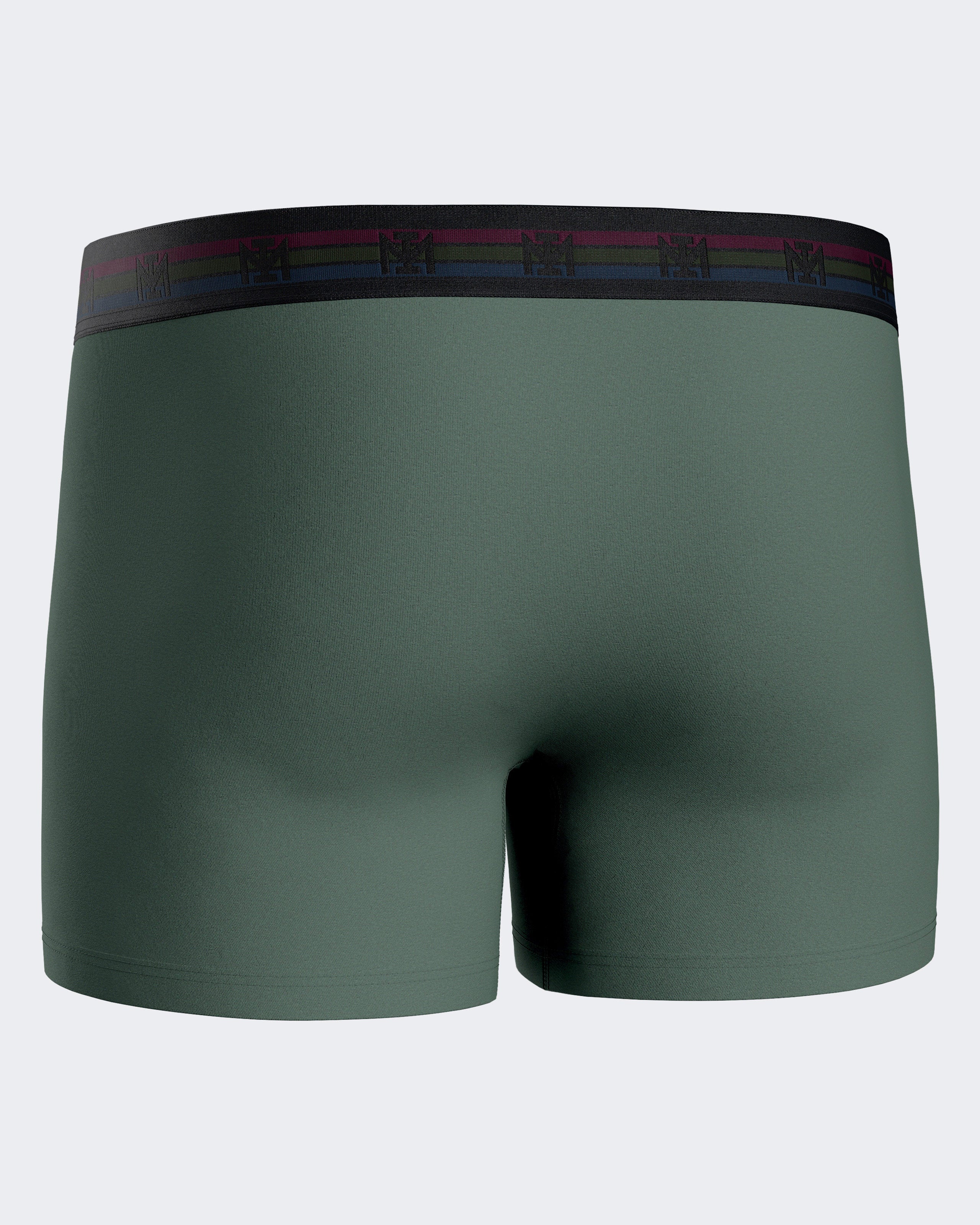 Lot de deux boxers unis en Coton