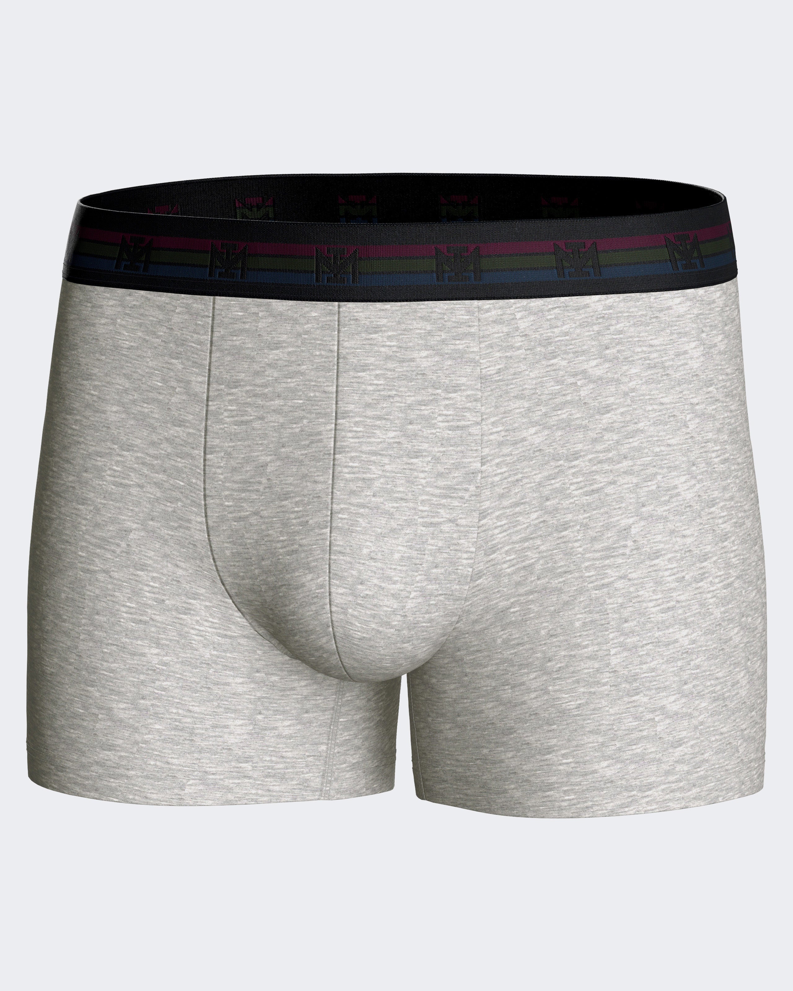 Pack 2 plain man's boxers in cotton