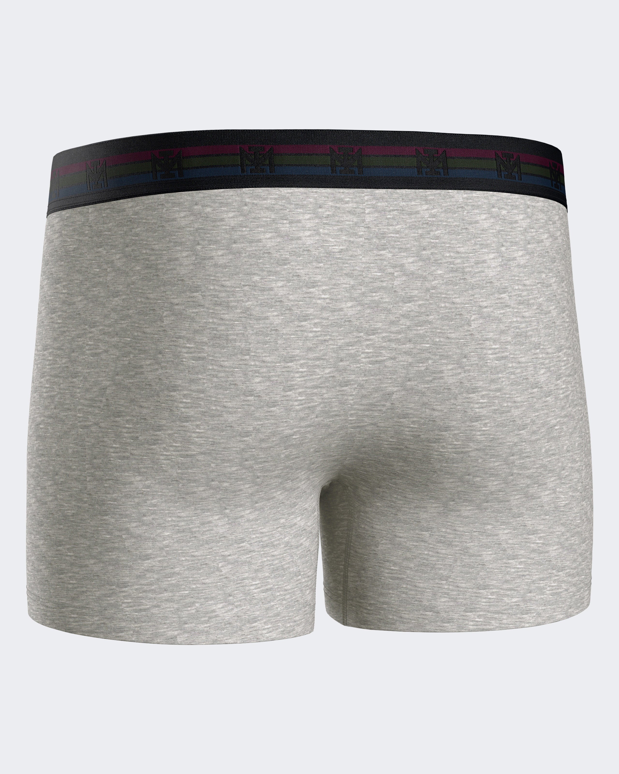 Lot de deux boxers unis en Coton