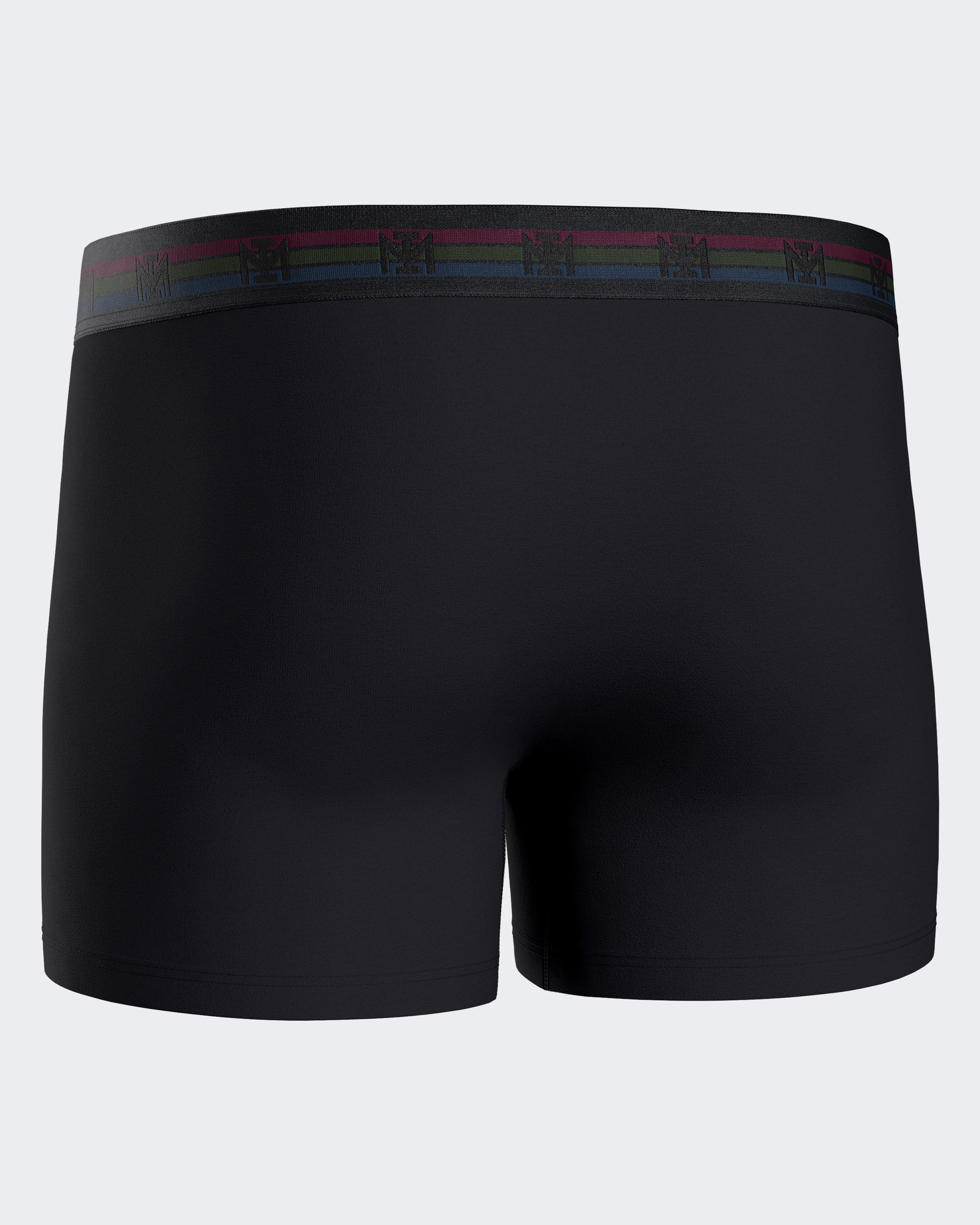 Lot de deux boxers unis en Coton