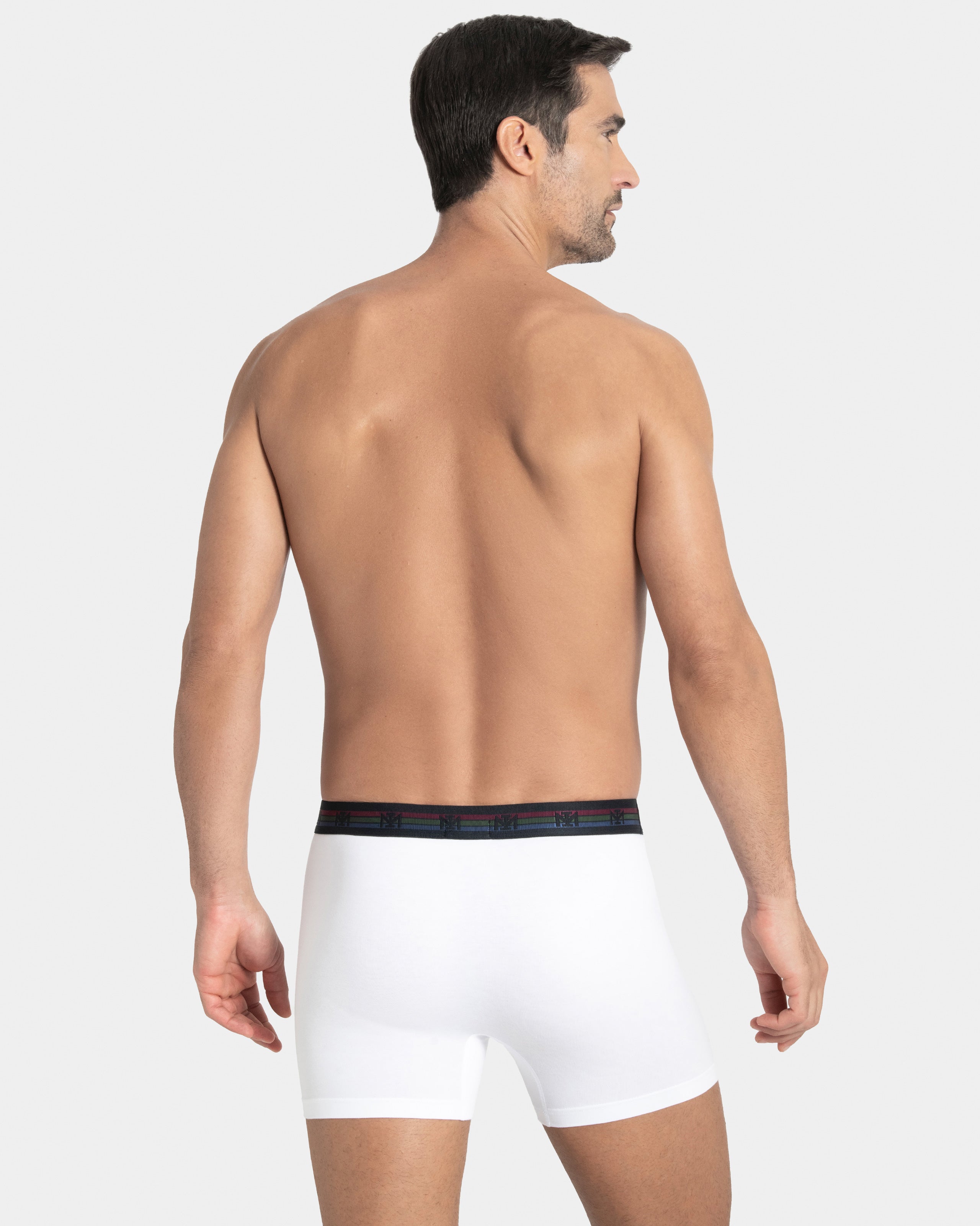 Lot de deux boxers unis en Coton