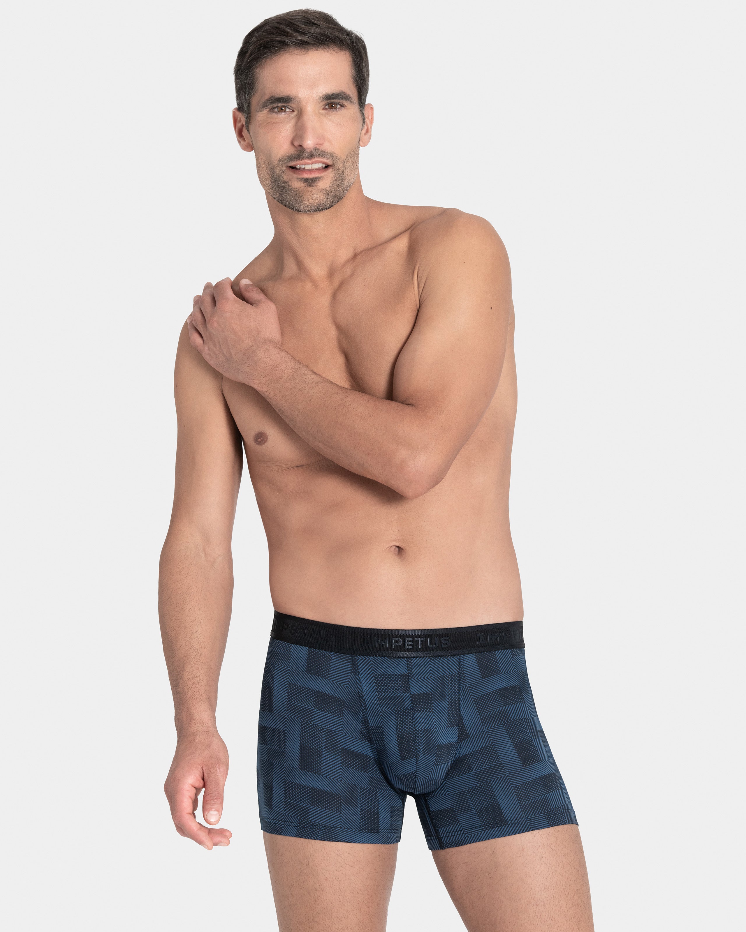 Printed man's boxer in cotton Modal