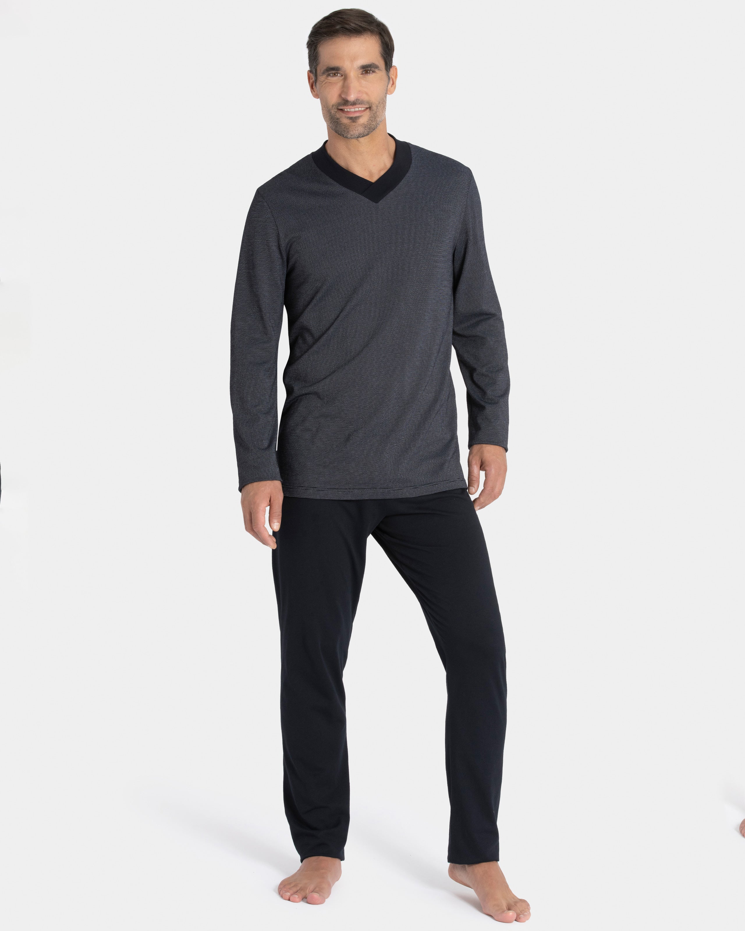 Man's thermal pyjama in cotton Modal