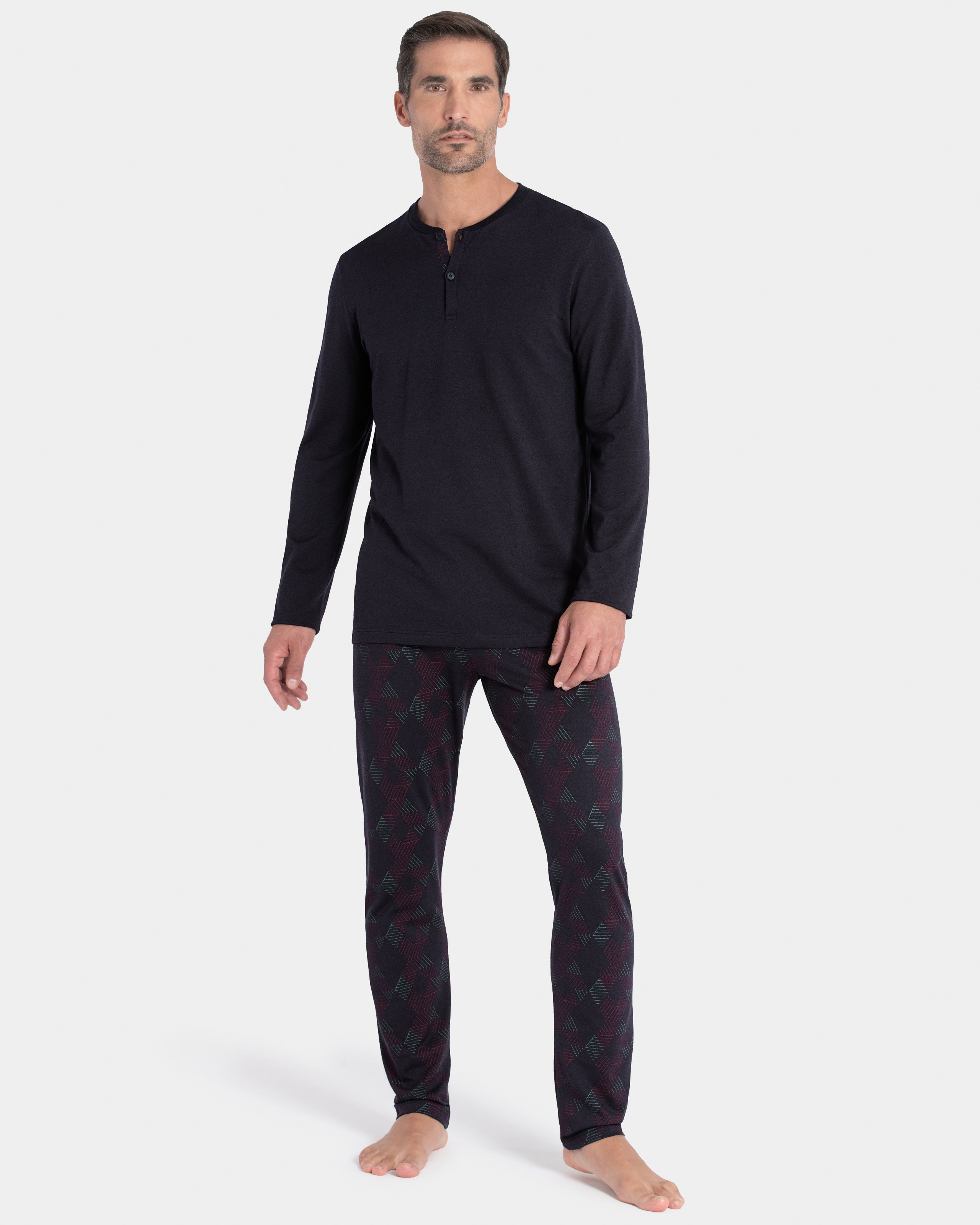 Man's pyjama in cotton Modal