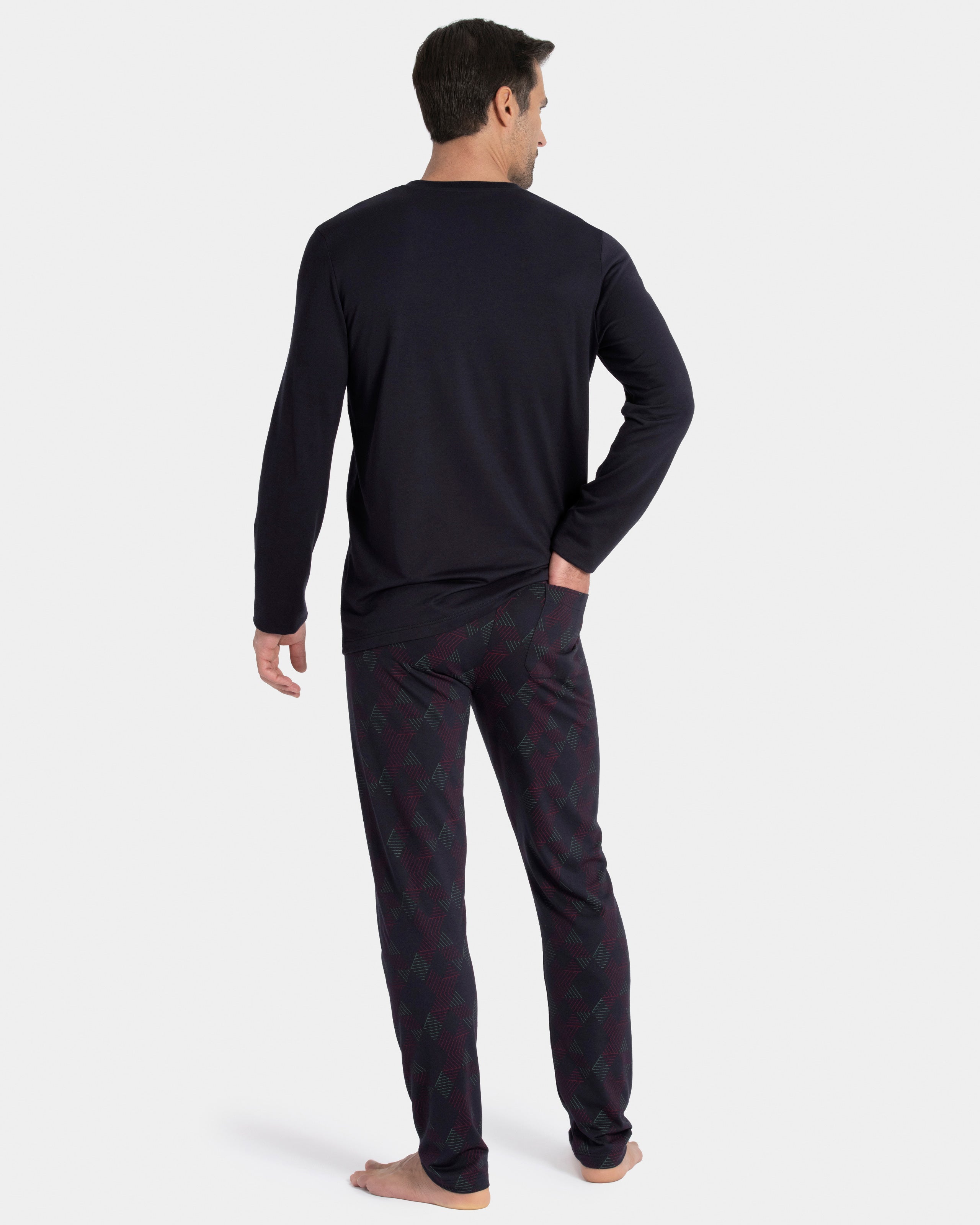 Man's pyjama in cotton Modal