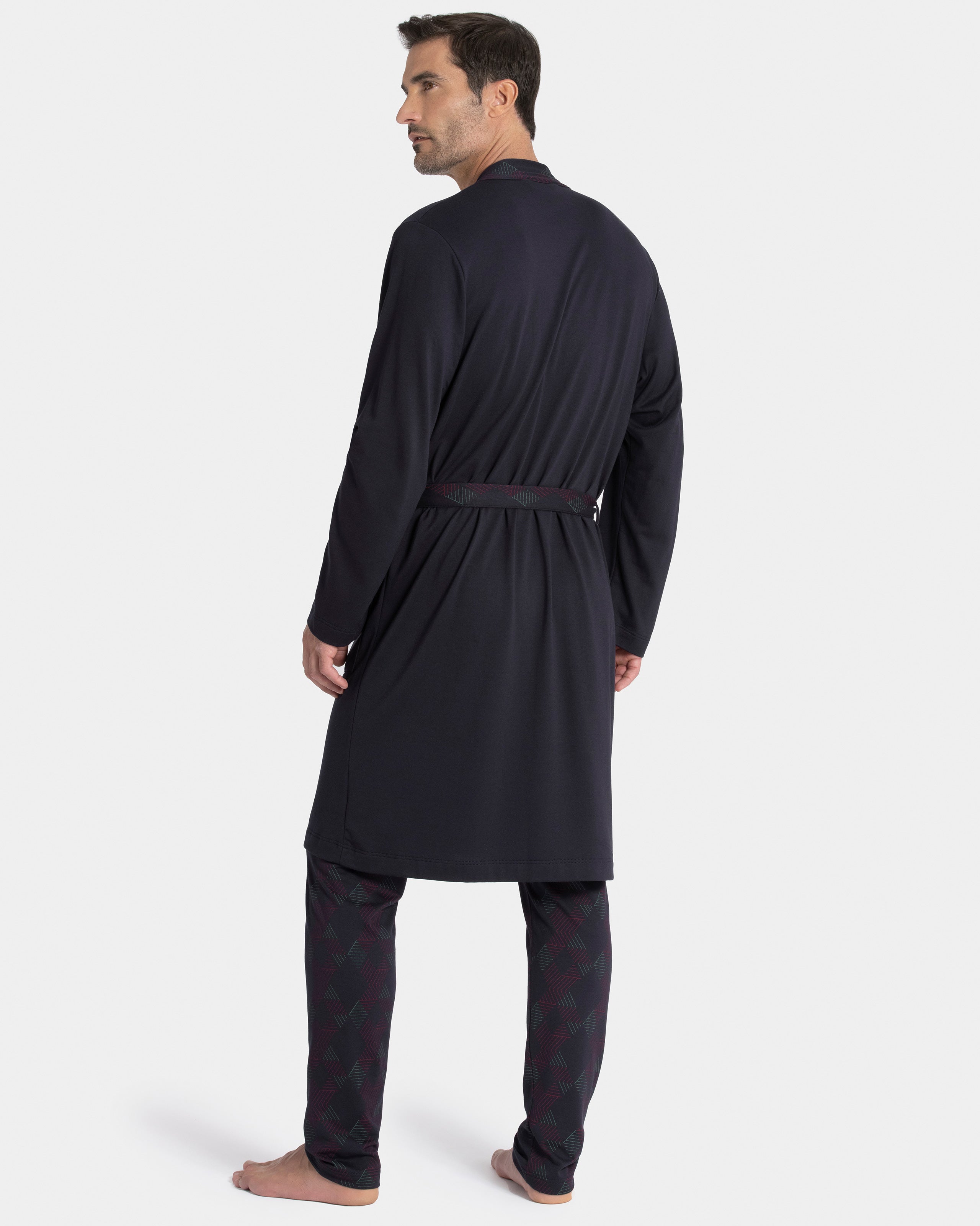 Bata de hombre en algodón Modal