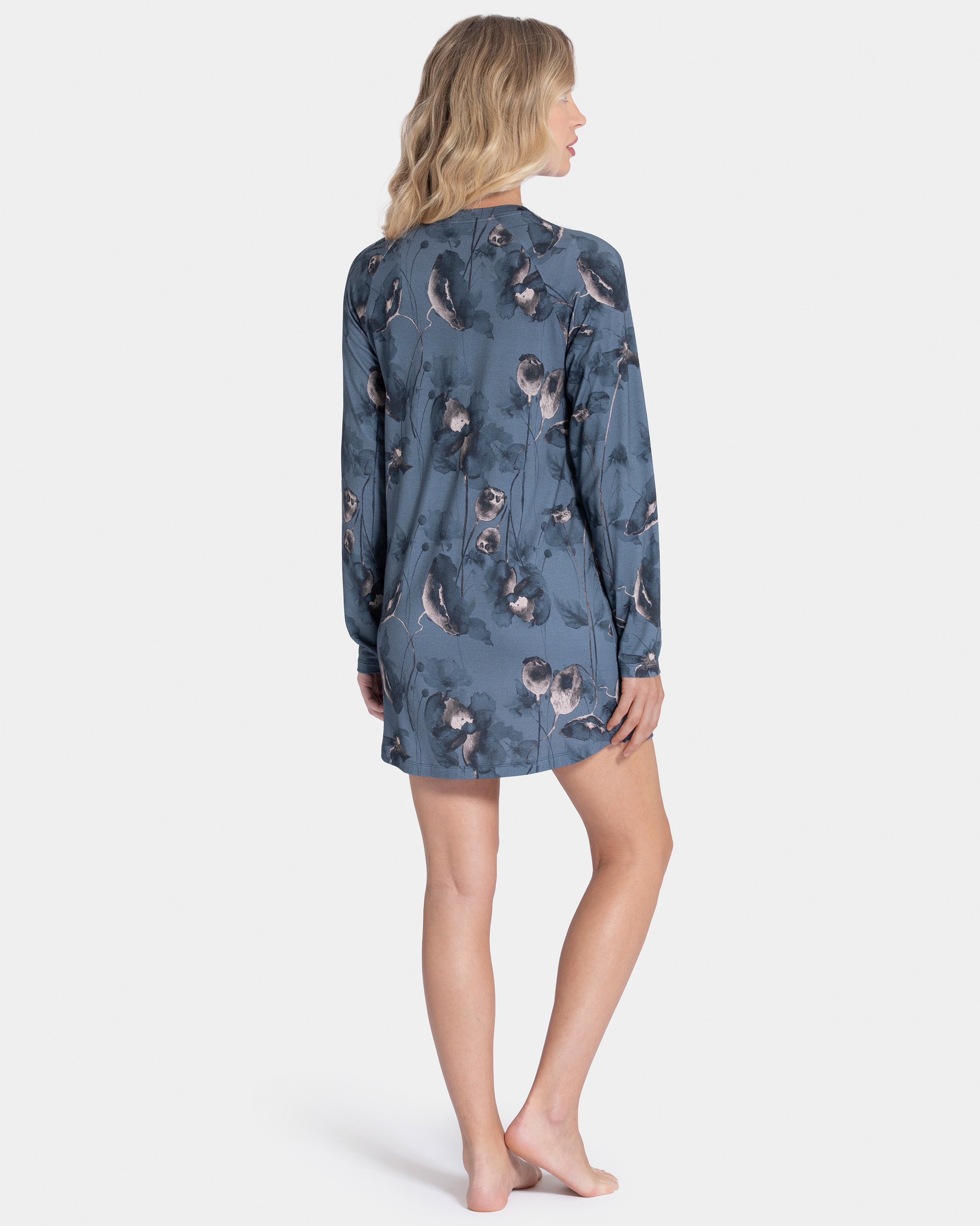 Camisa de dormir estampada em Modal