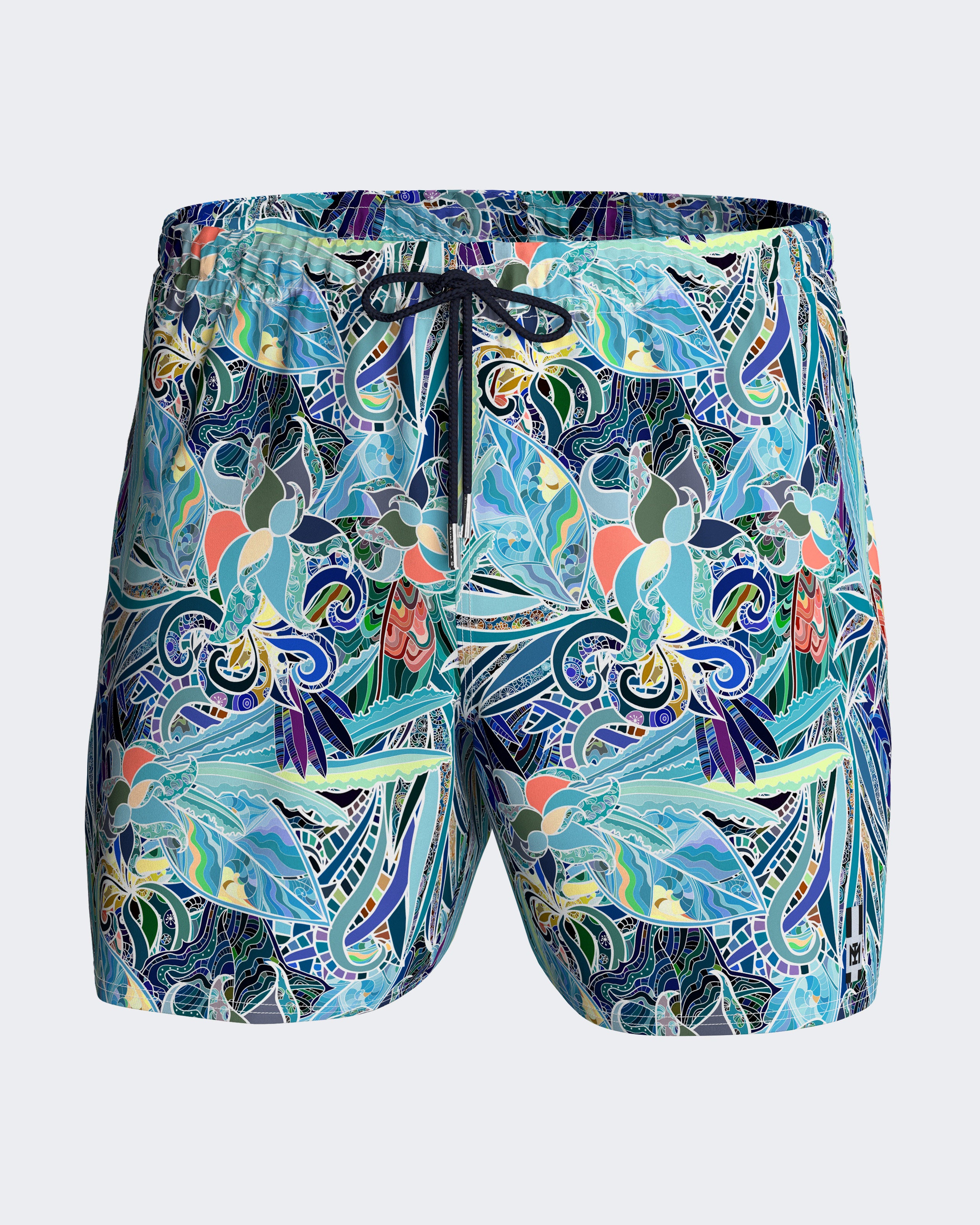 Swim Shorts tropical print