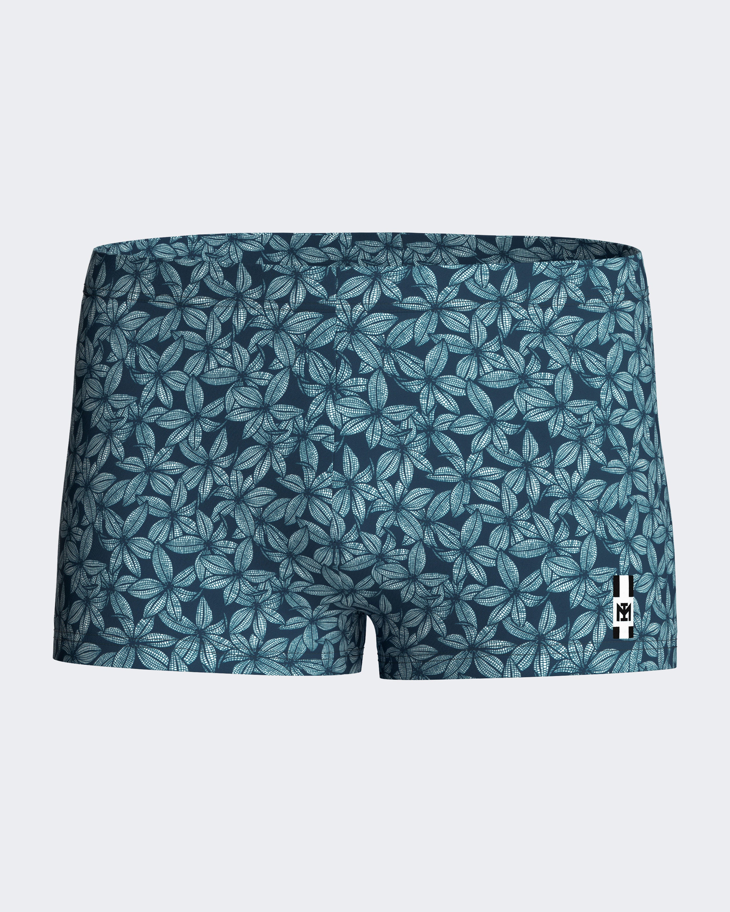Boxer de bain imprimé tropicale
