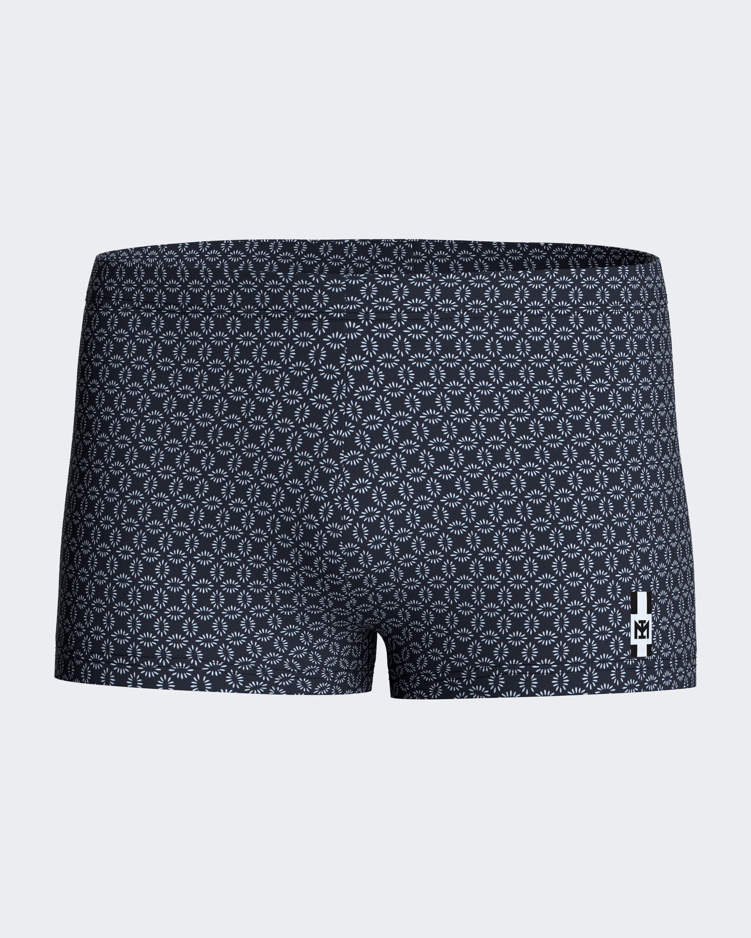 Boxer de Banho micromotivo geométrico
