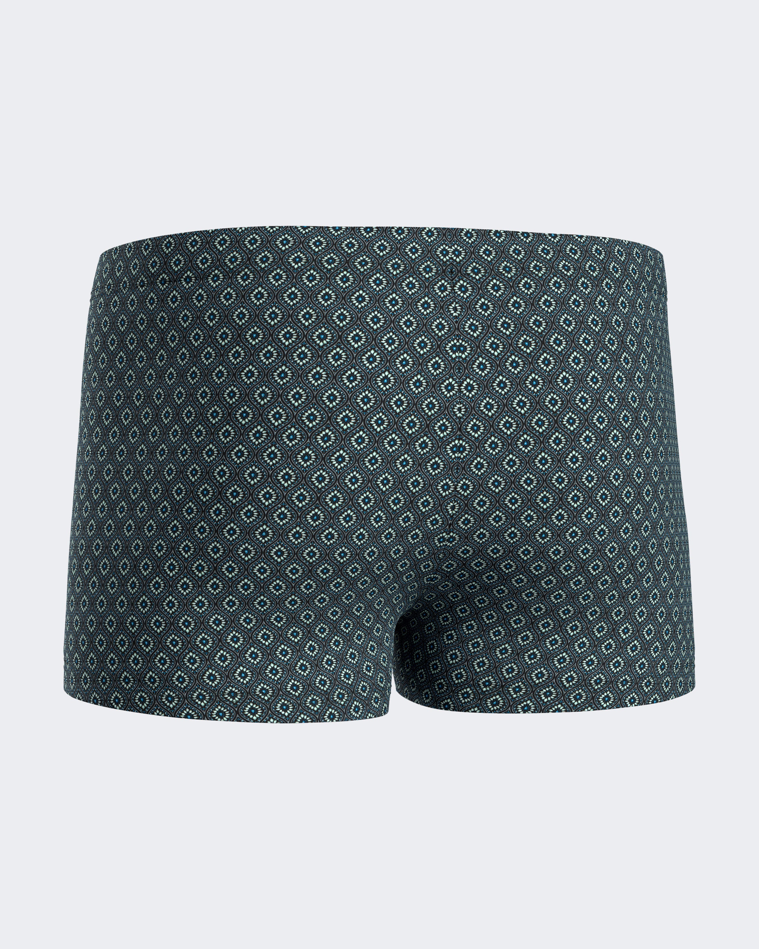 Boxer de bain imprimé géométrique