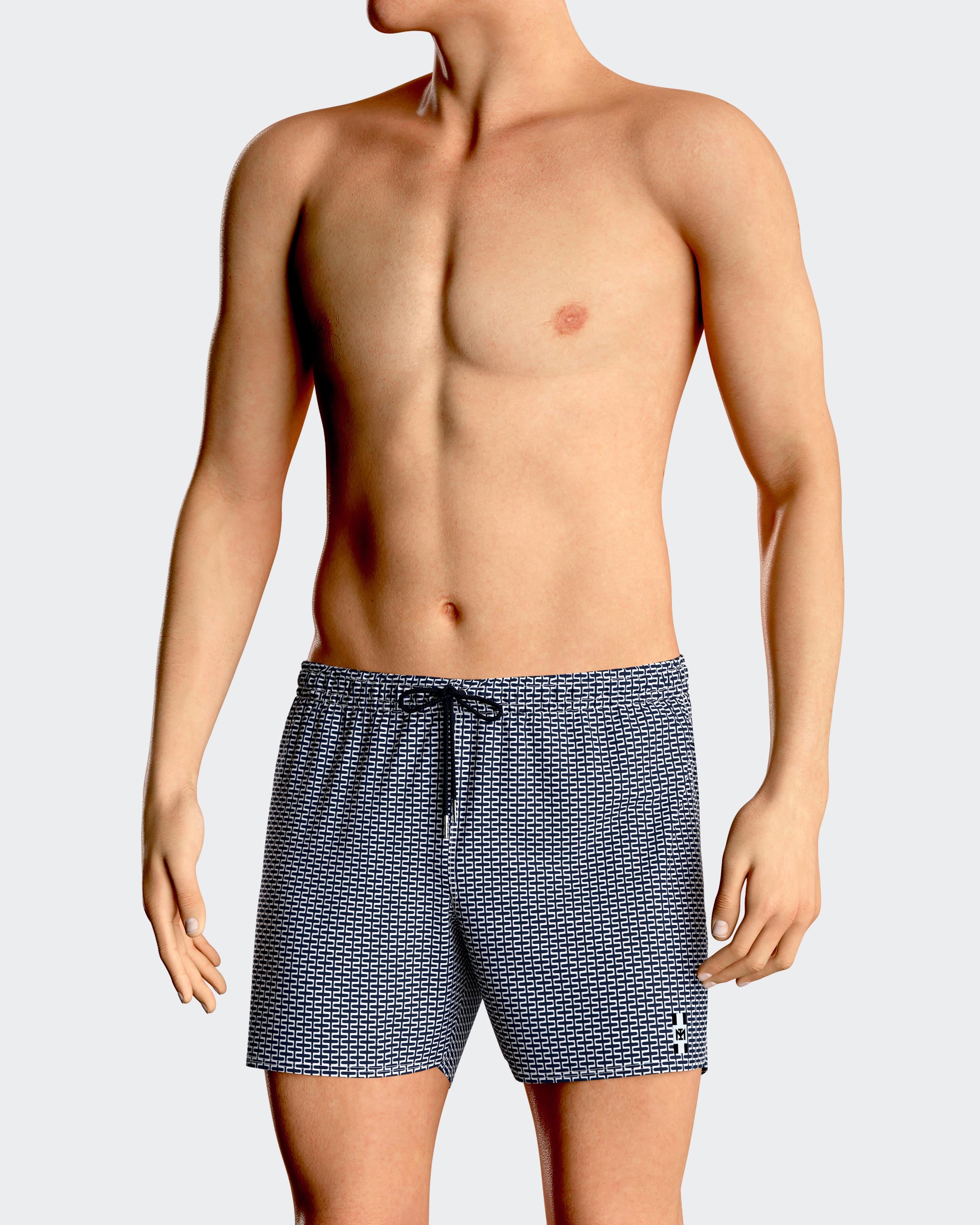 Swim Shorts geometric print