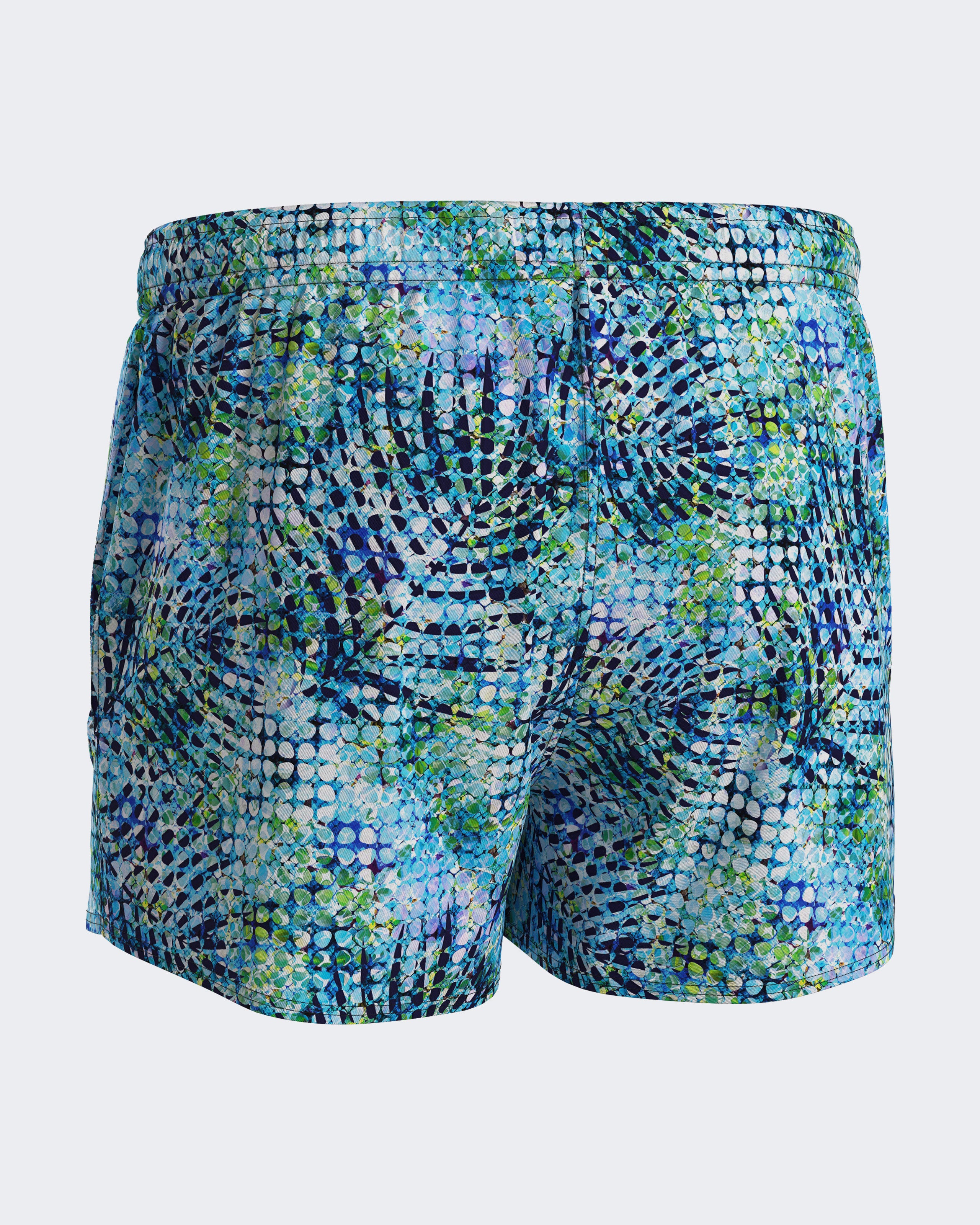 Short Length Swim shorts exotic print
