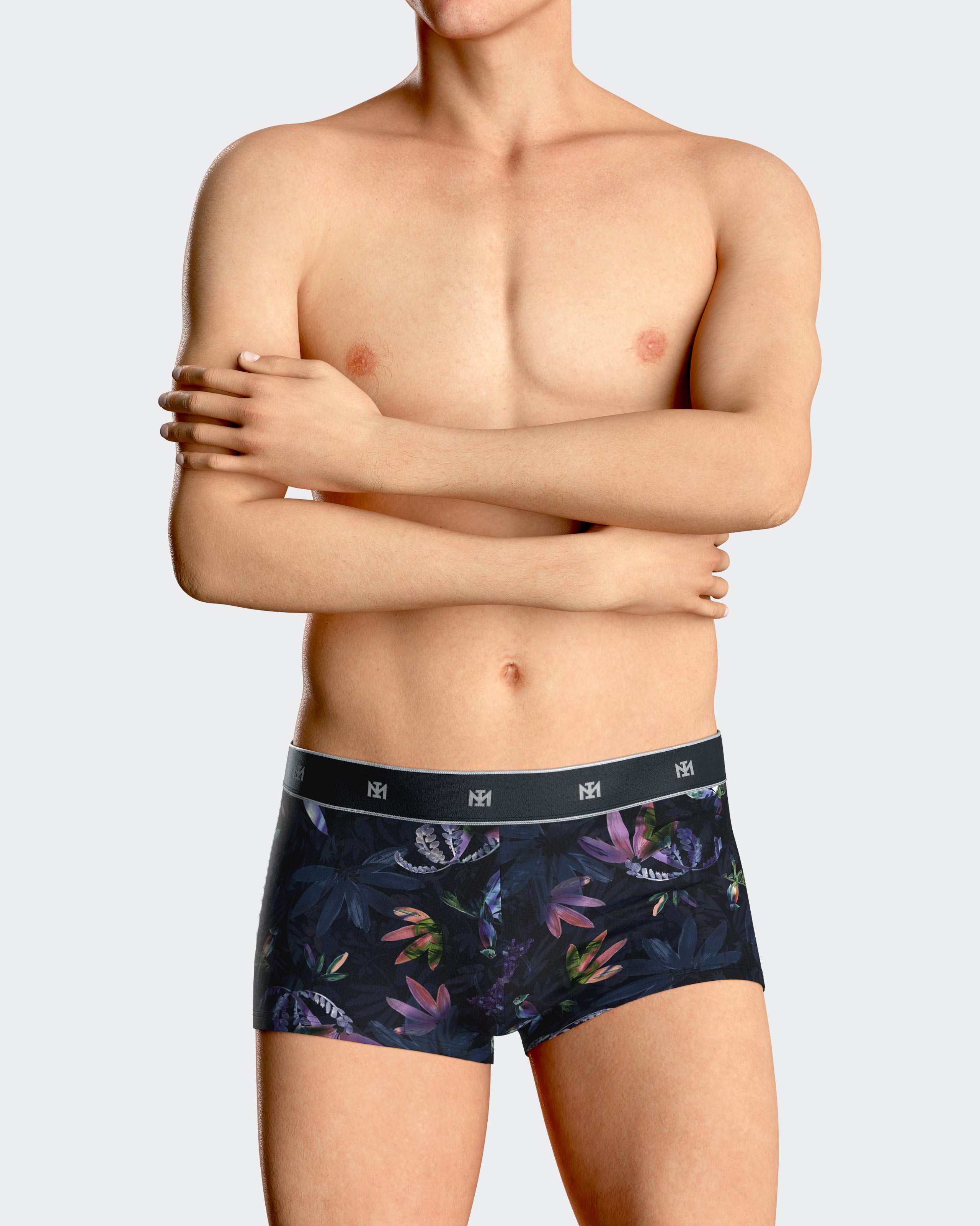 Boxer de Banho estampado Tropical