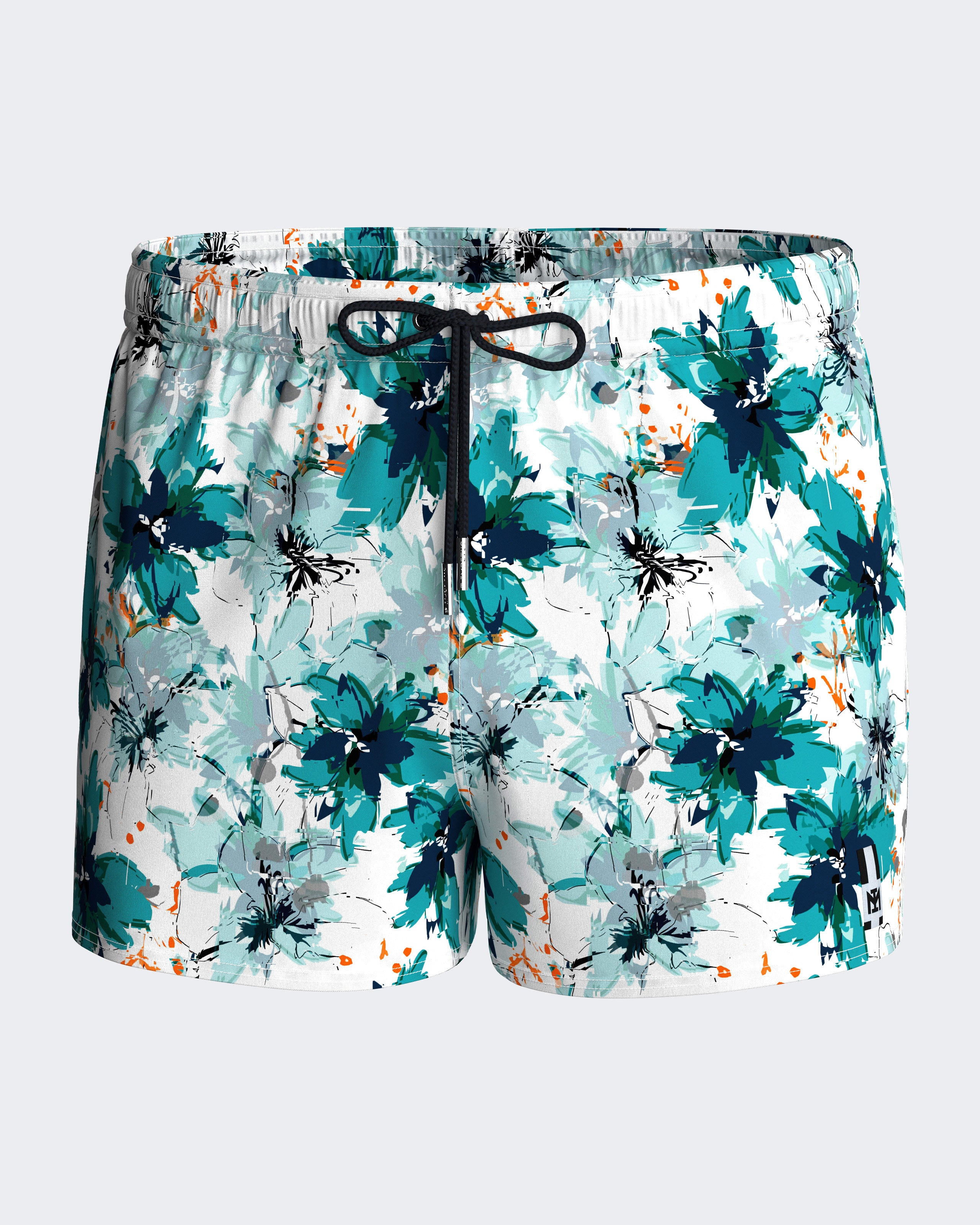 Bañador Short cortos Estampado floral