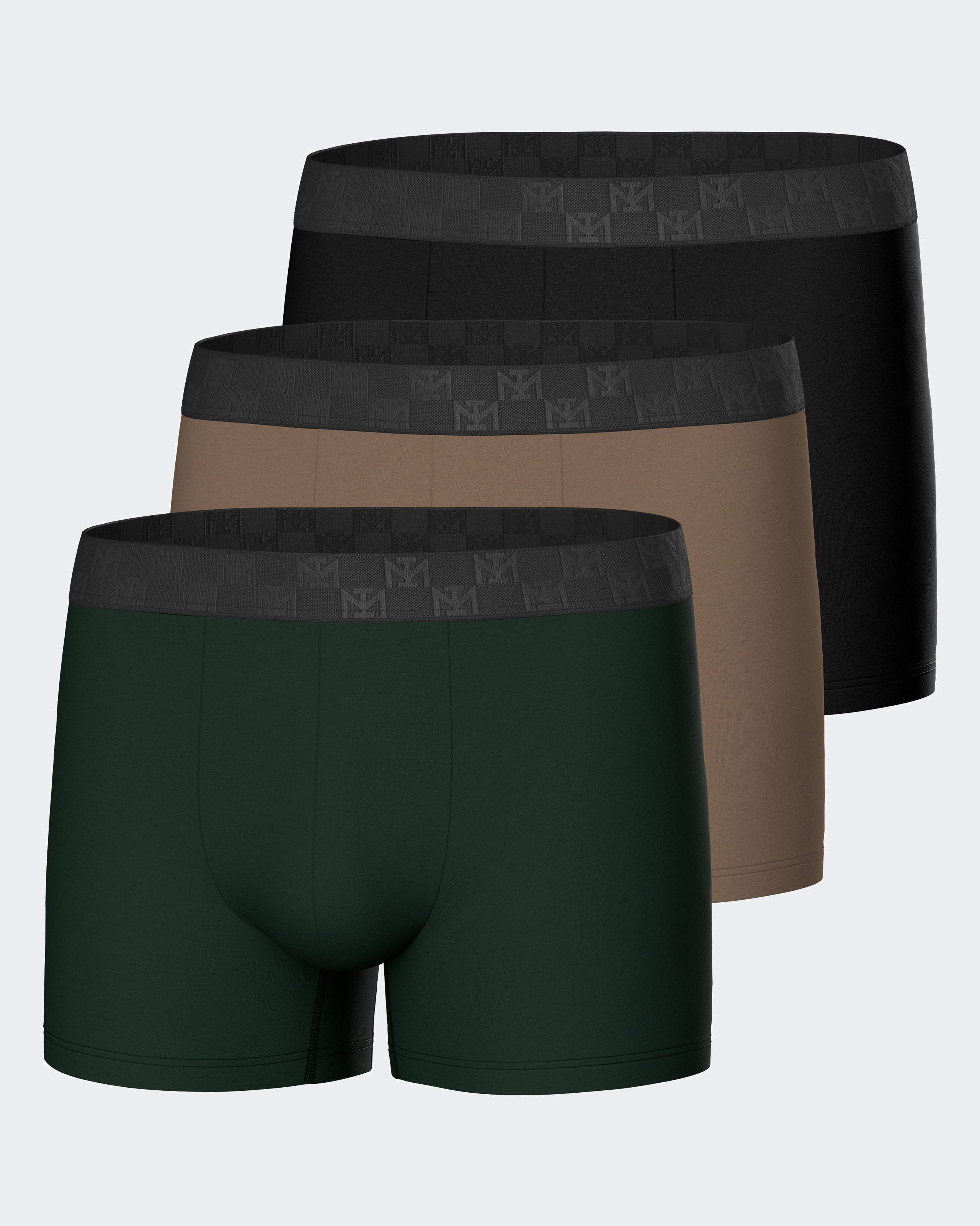 Pack 3 man's boxers Bio Cotton