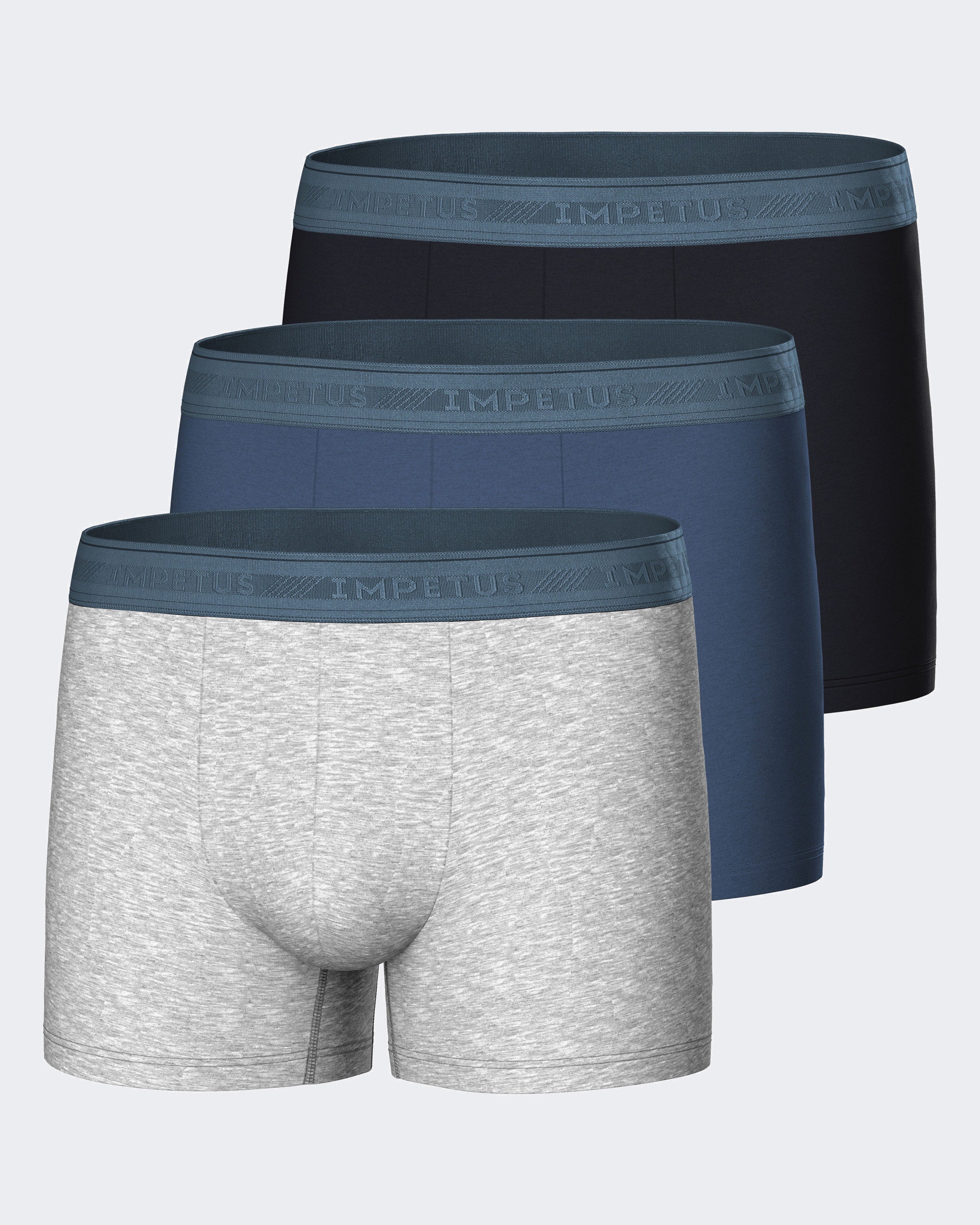Pack 3 man's boxers Bio Cotton