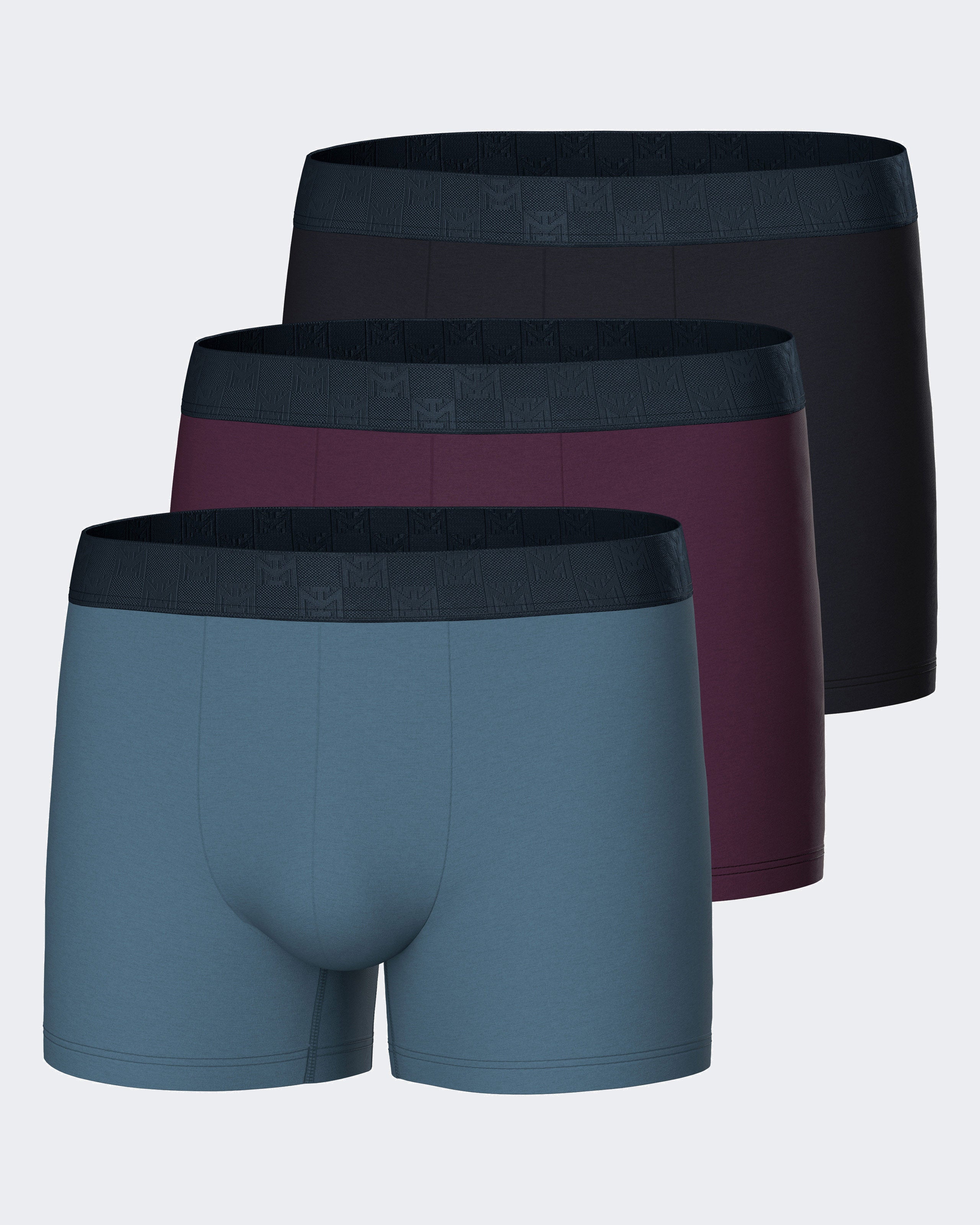 Pack 3 man's boxers Bio Cotton