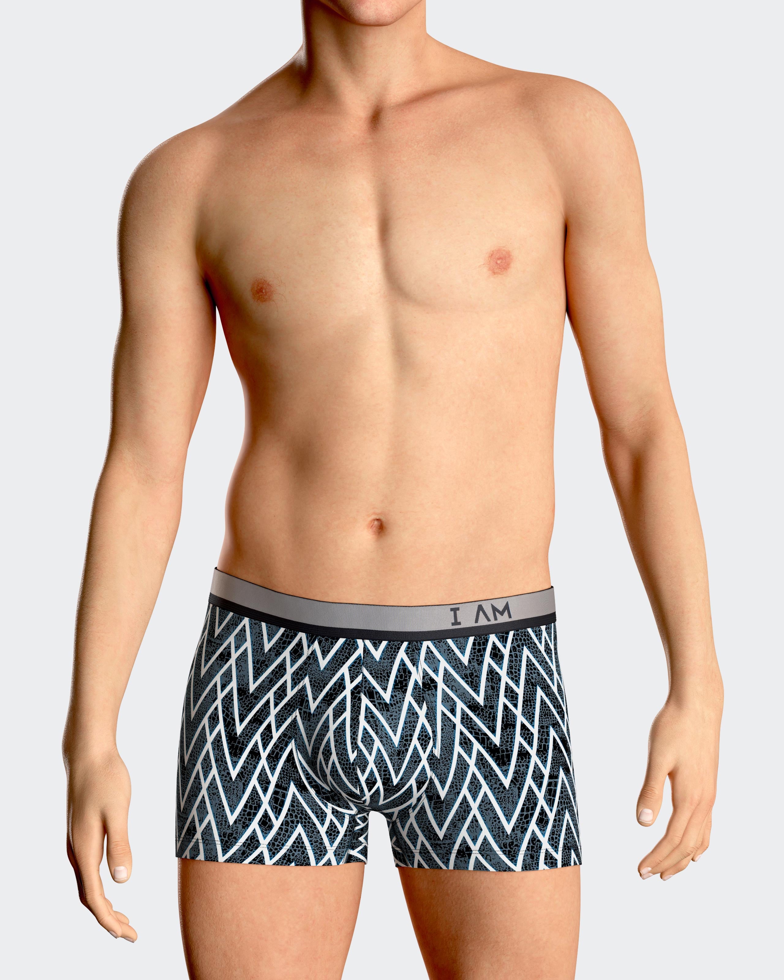 Pack 2 boxers de homem estampados em Lyocell