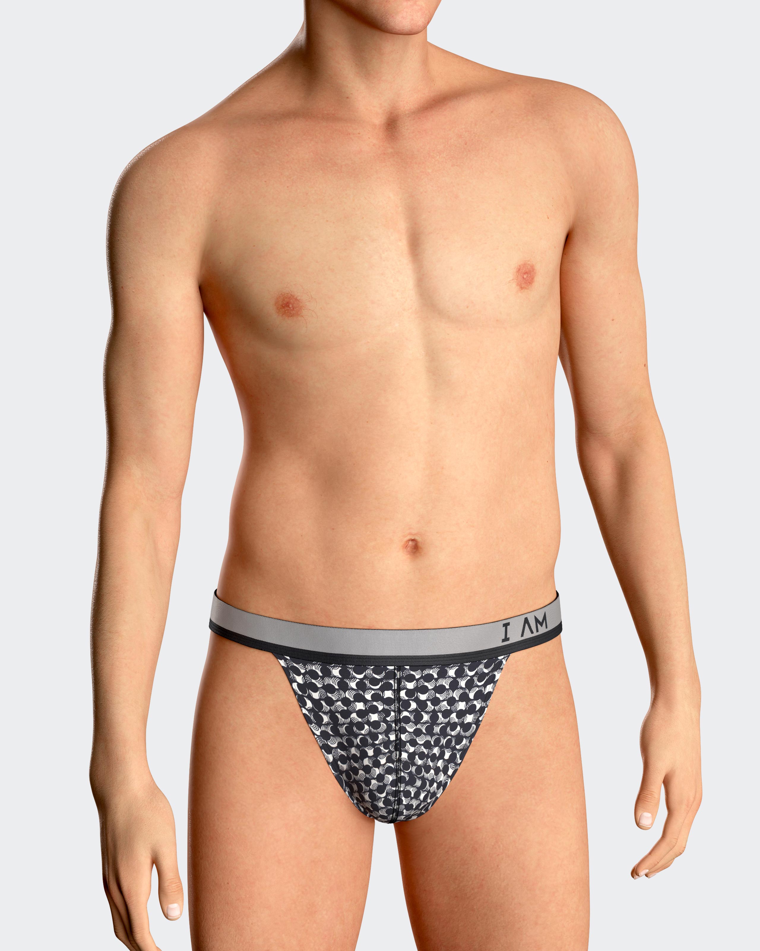 Printed Man's string in Lyocell