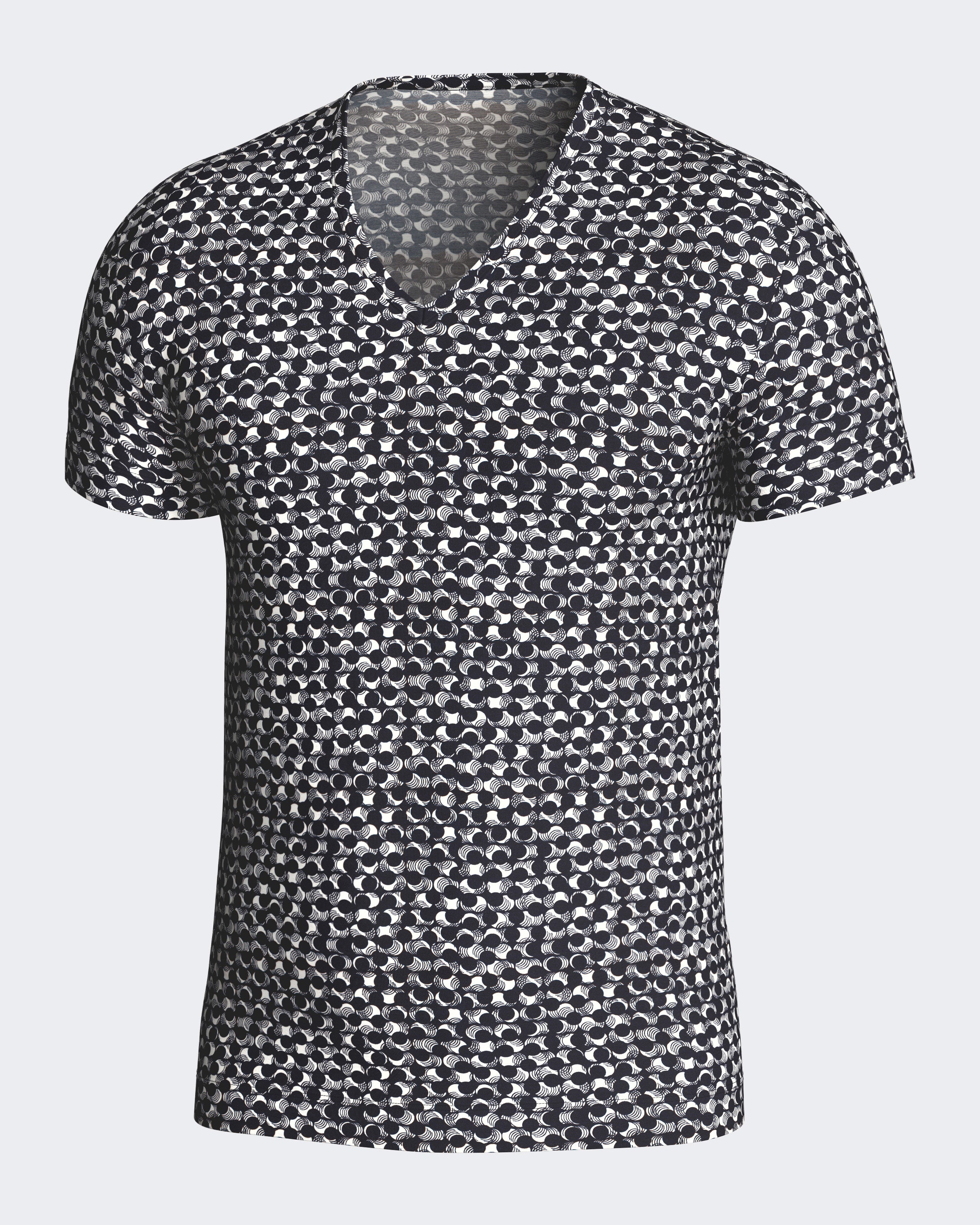 T-shirt de hombre estampada en Lyocell