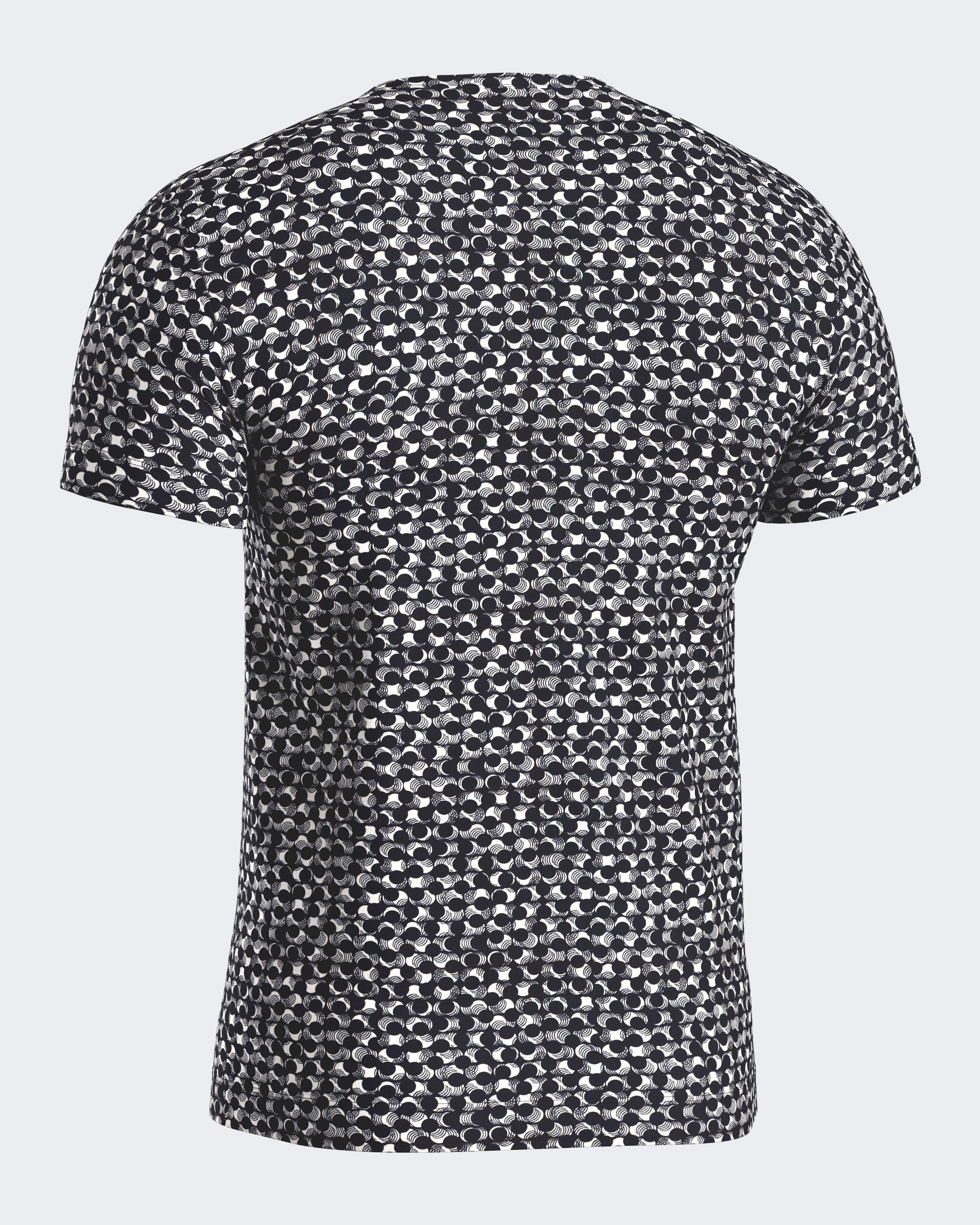 Printed man's T-shirt in Lyocell