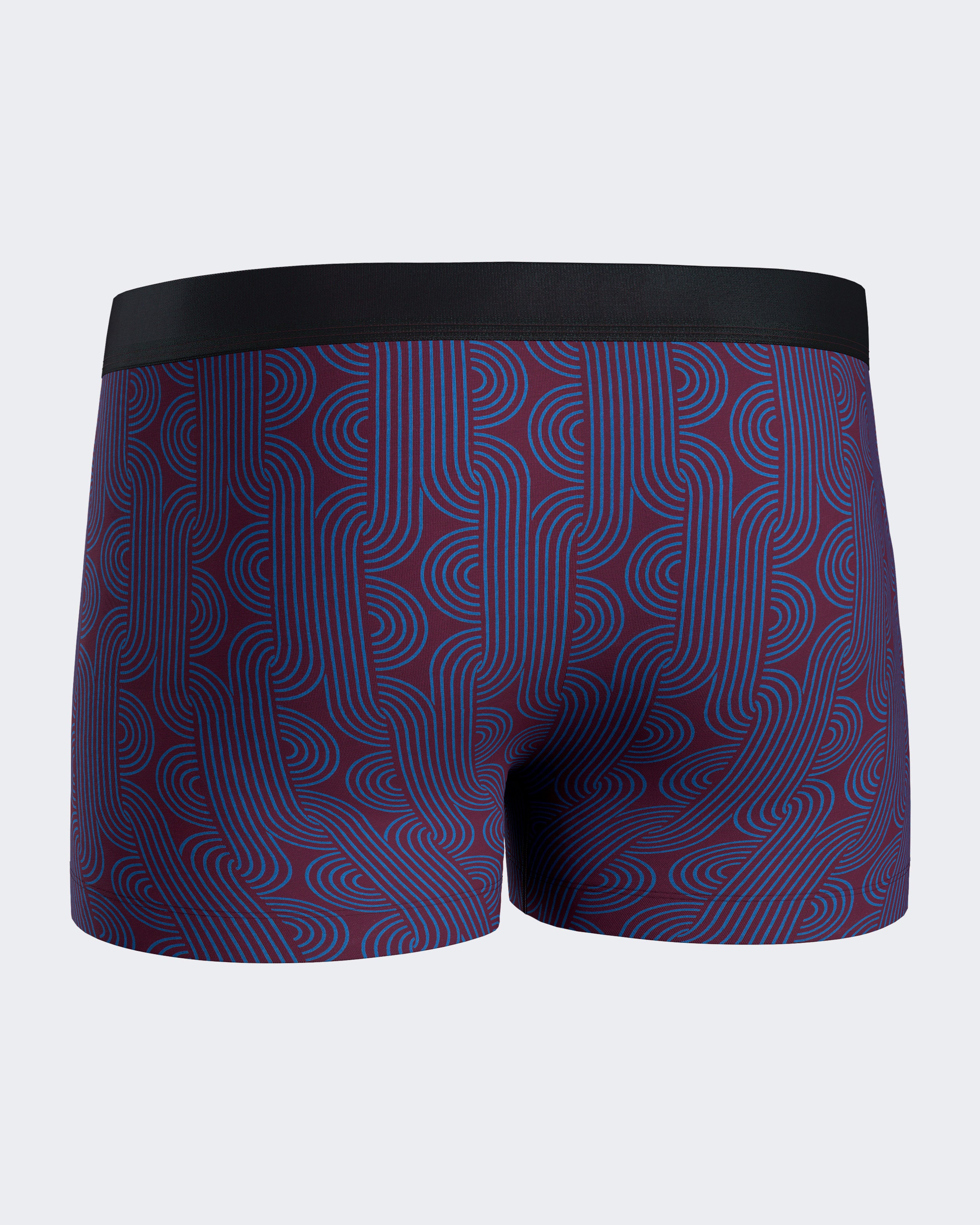 Boxer de homem estampado em Lyocell