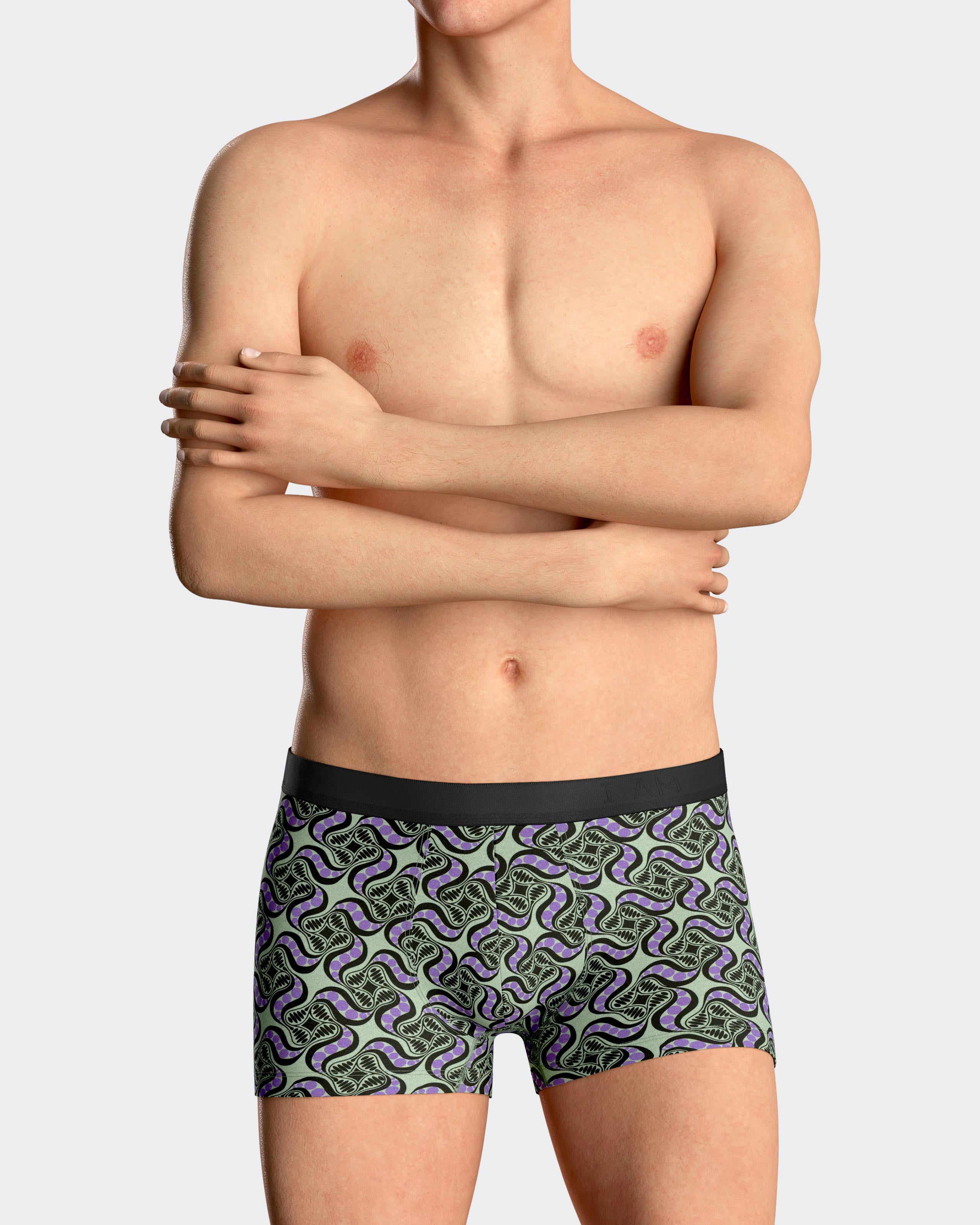 Boxer de hombre estampado en Lyocell