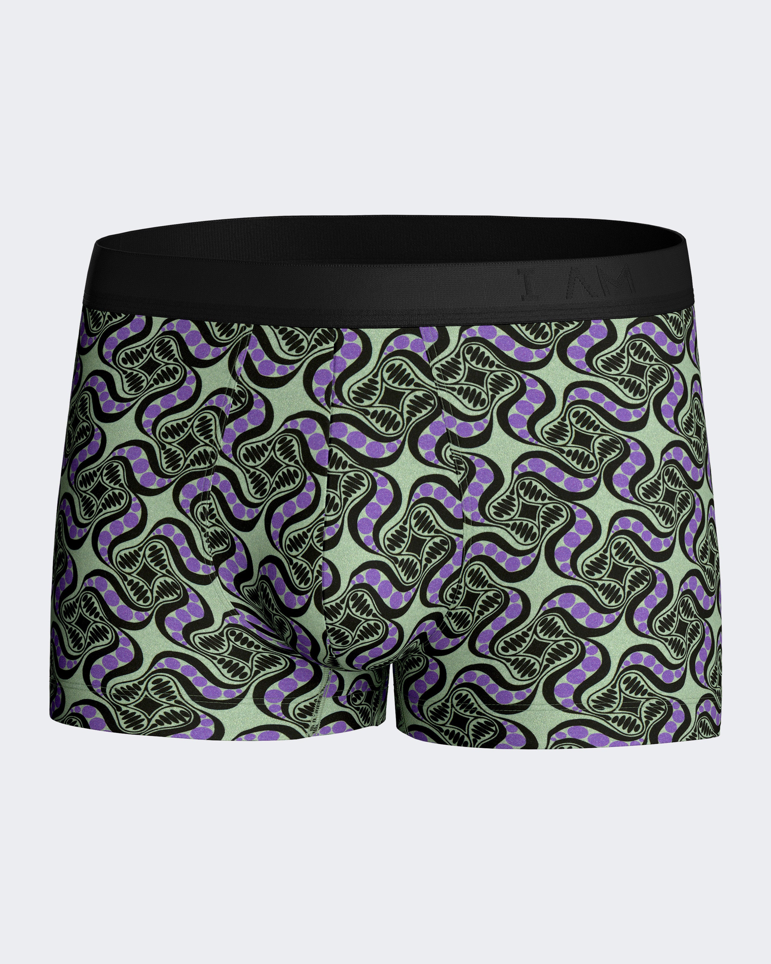 Boxer de homem estampado em Lyocell