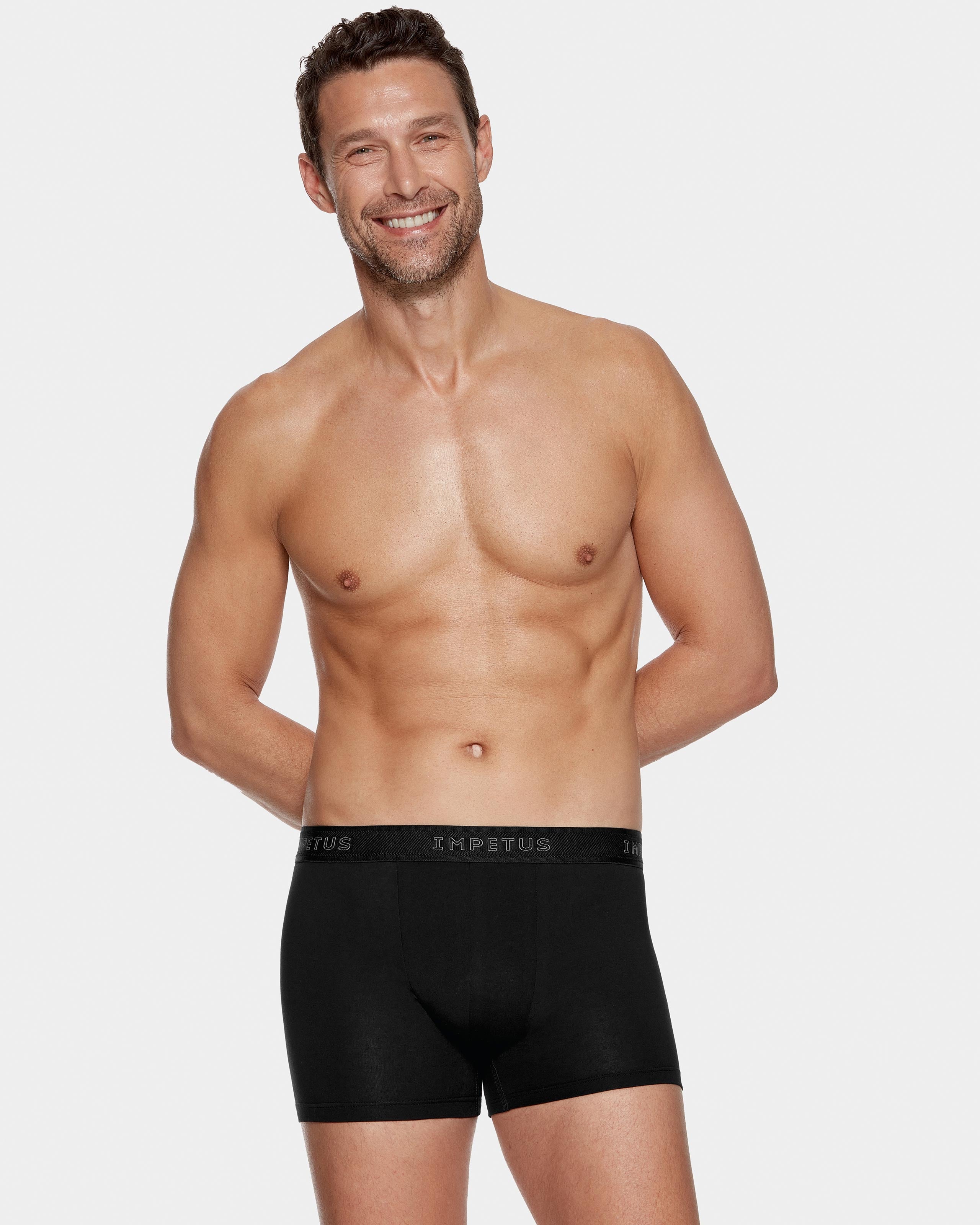 Lot 3 Boxers en coton élasthanne