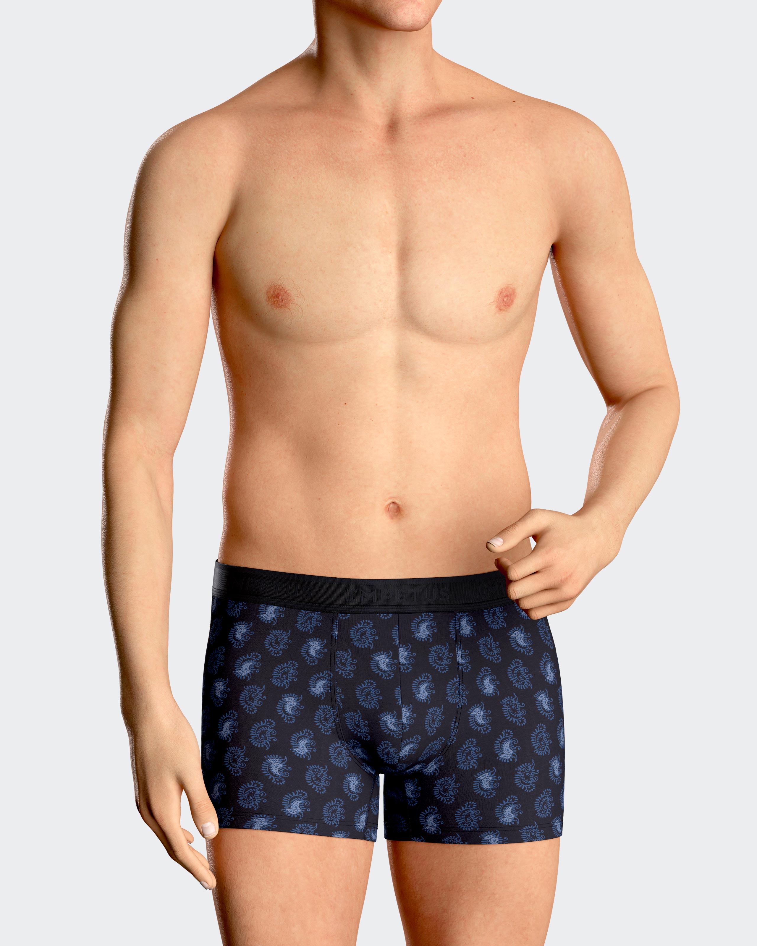 Boxer de homem estampado em Lyocell