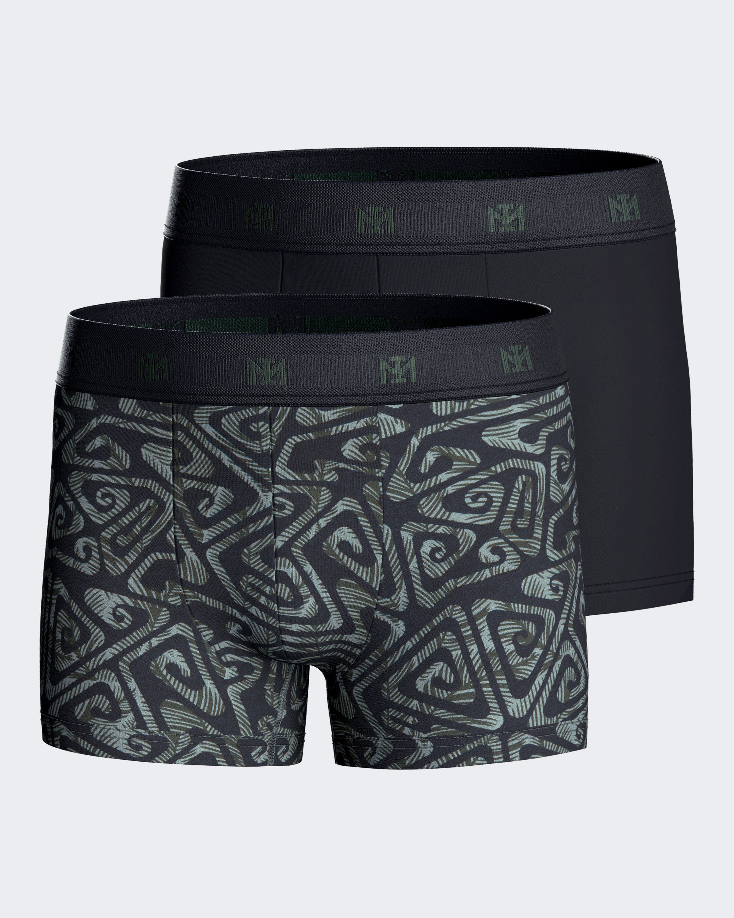 Pack of 2 boys' boxer in modal