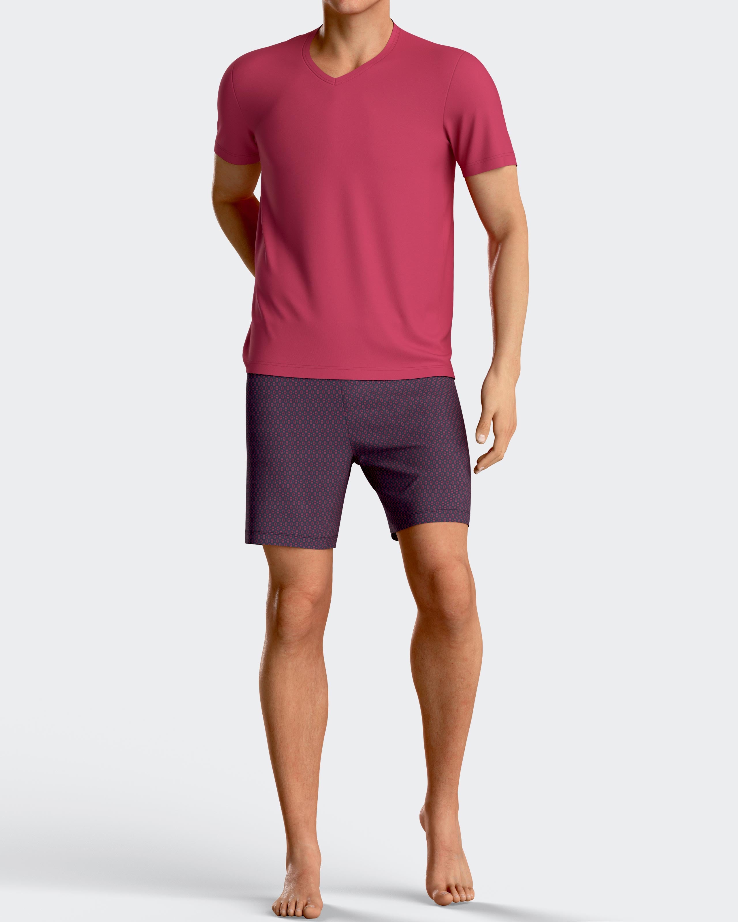 Pijama corto de hombre en modal