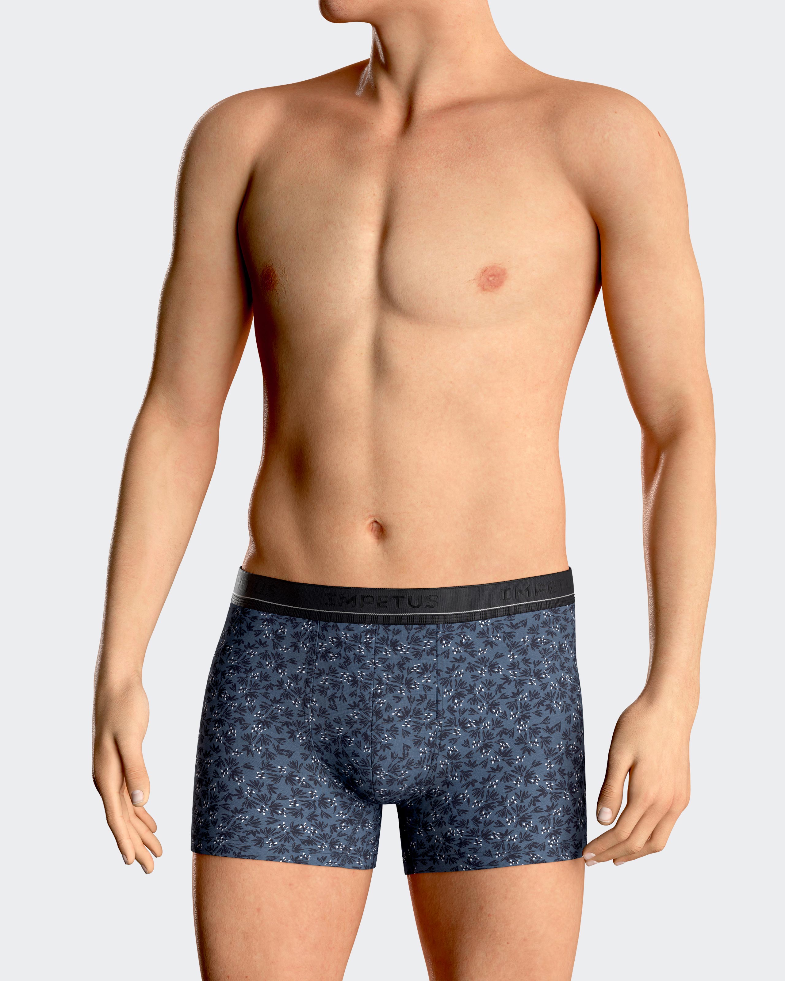 Boxer de homem estampado floral em Lyocell