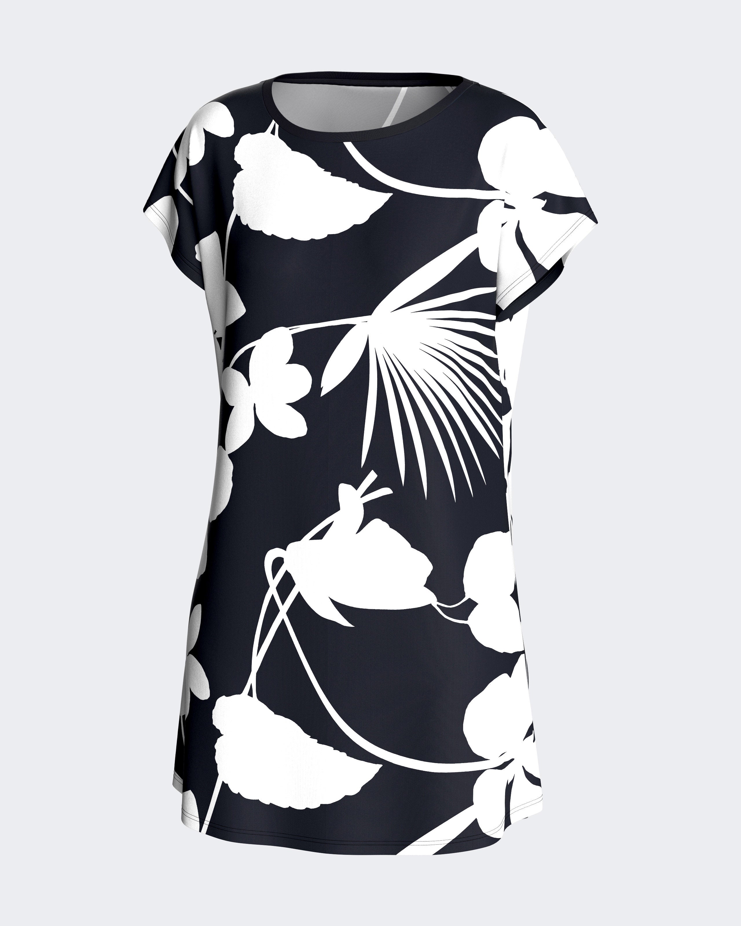 Camisón con estampado floral en Lyocell