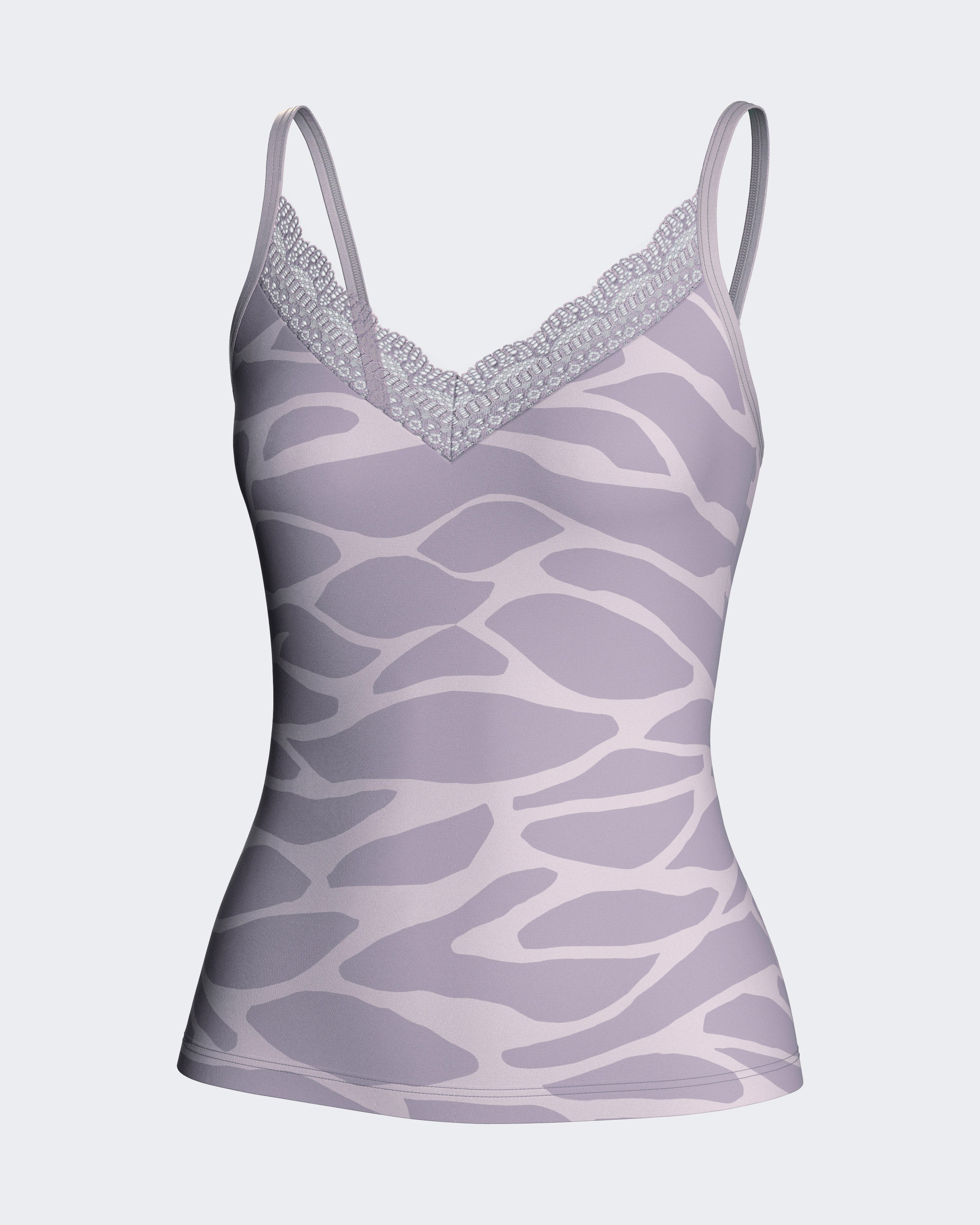 Top with straps with lace details