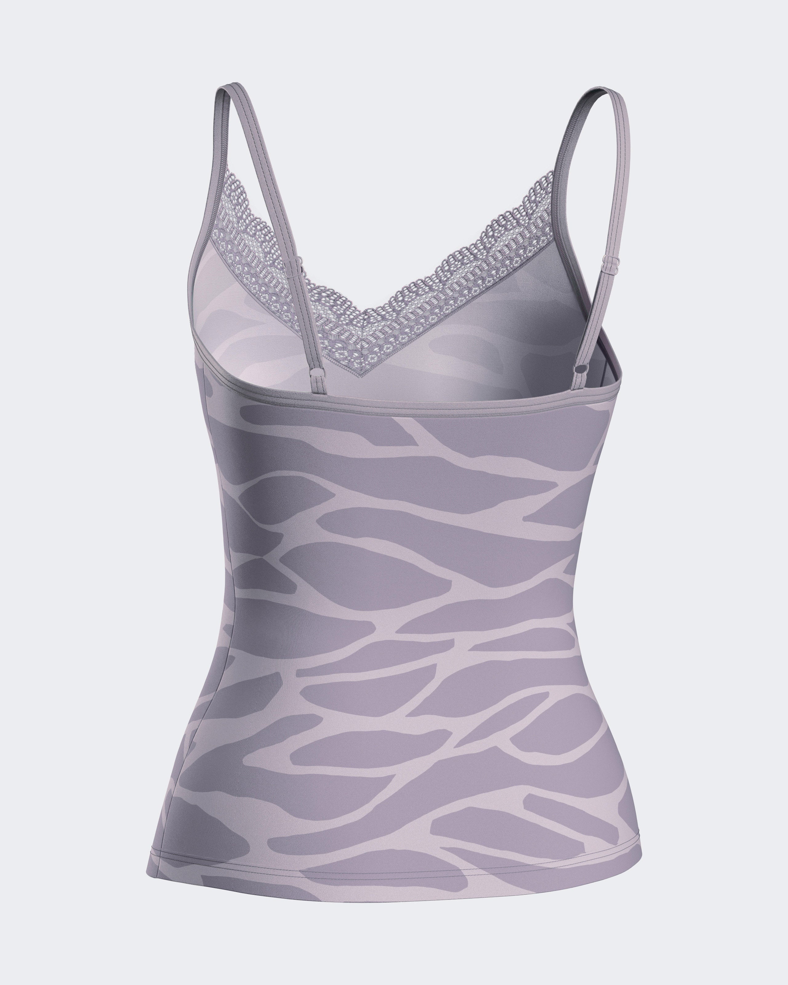 Top with straps with lace details