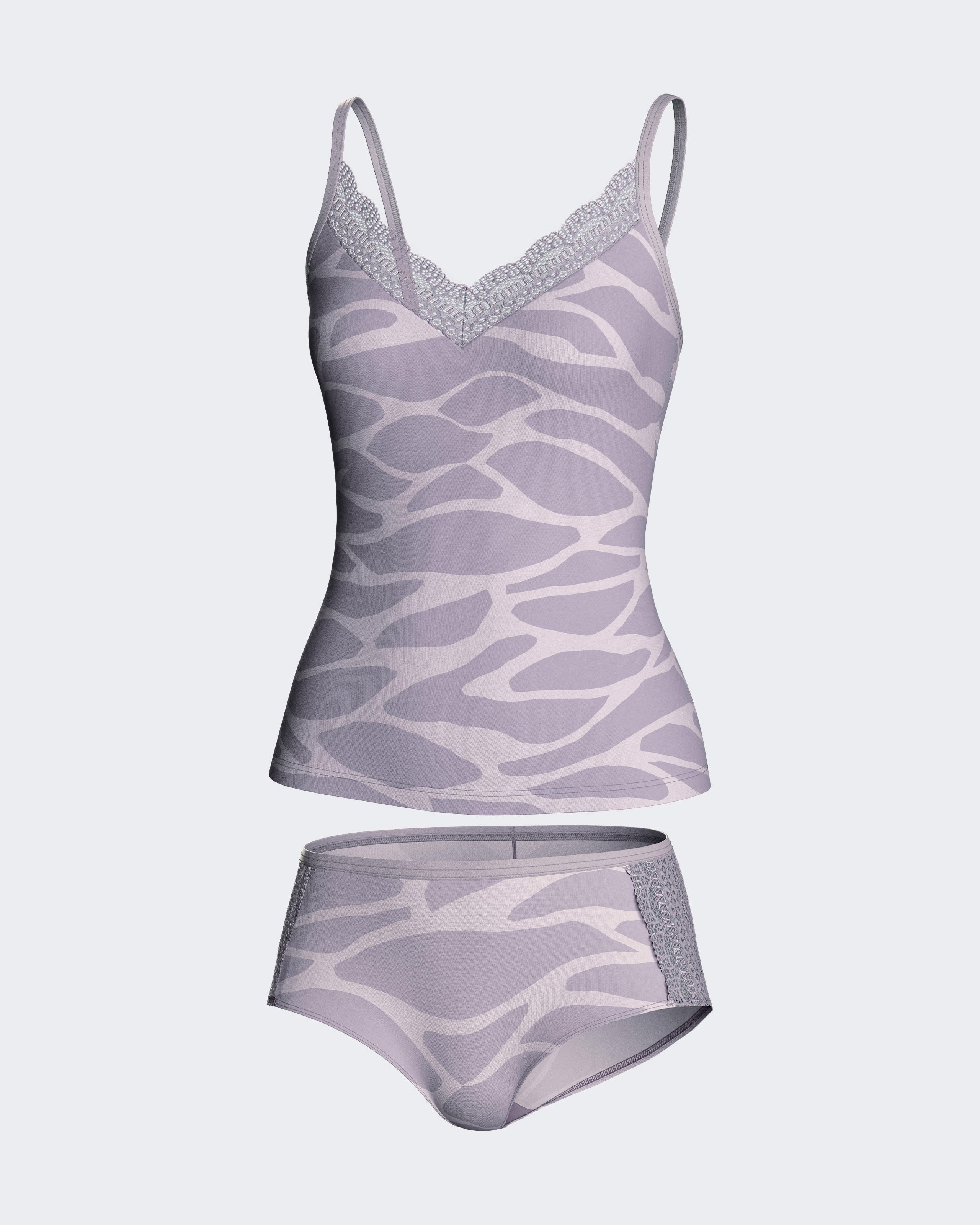 Woman's set with lace details